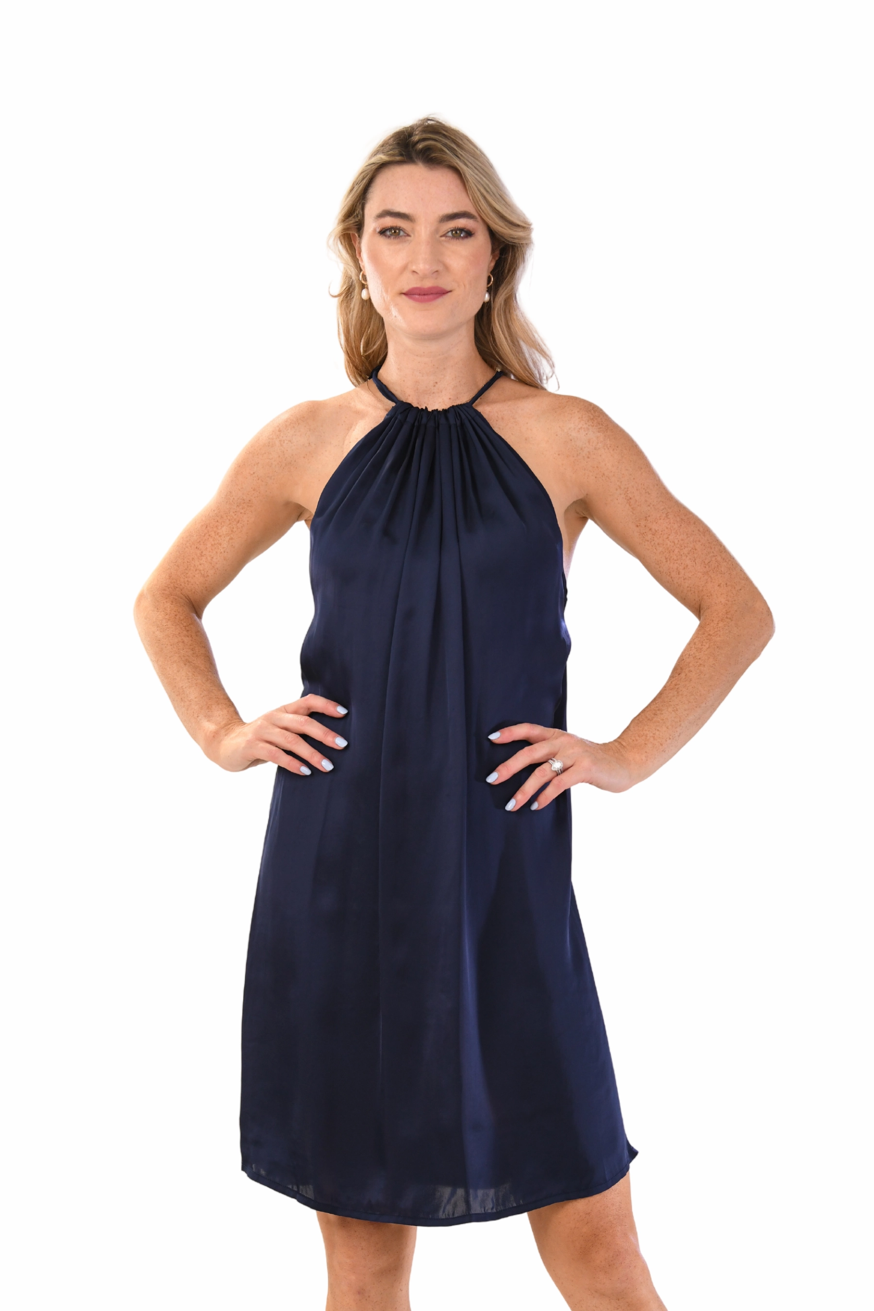 Elizabeth Dress Short / Sapphire Breathable Layering