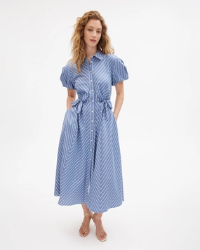 Elza Dress Coastal Chic Bright Feel