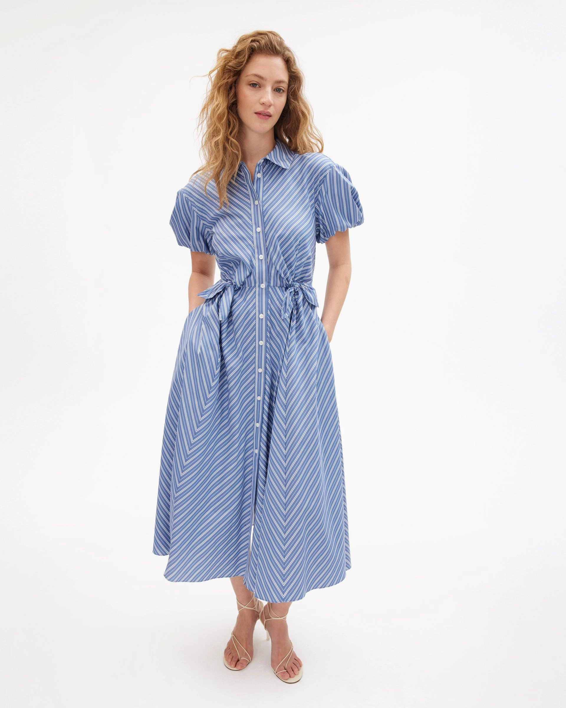 Elza Dress Coastal Chic Bright Feel