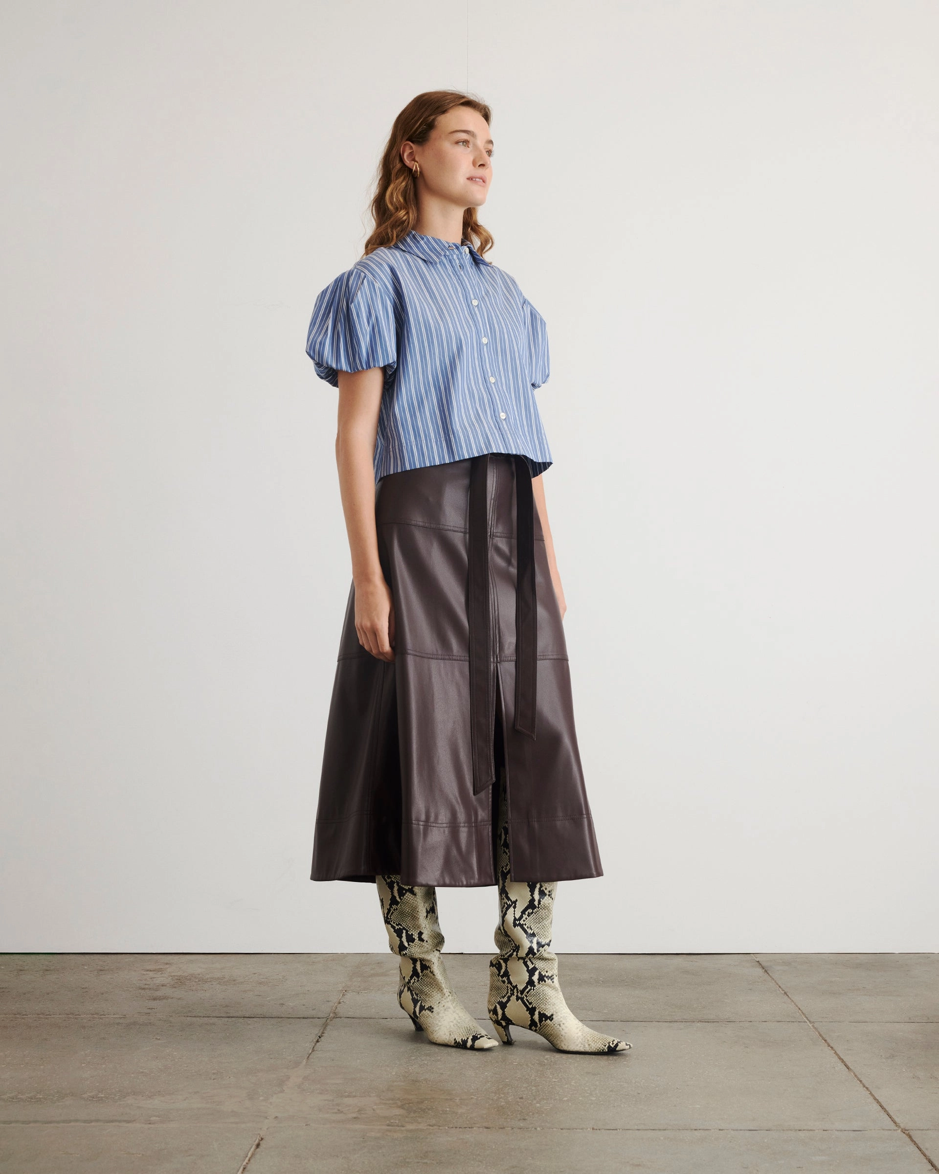 Elza Top Natural Fiber Blend