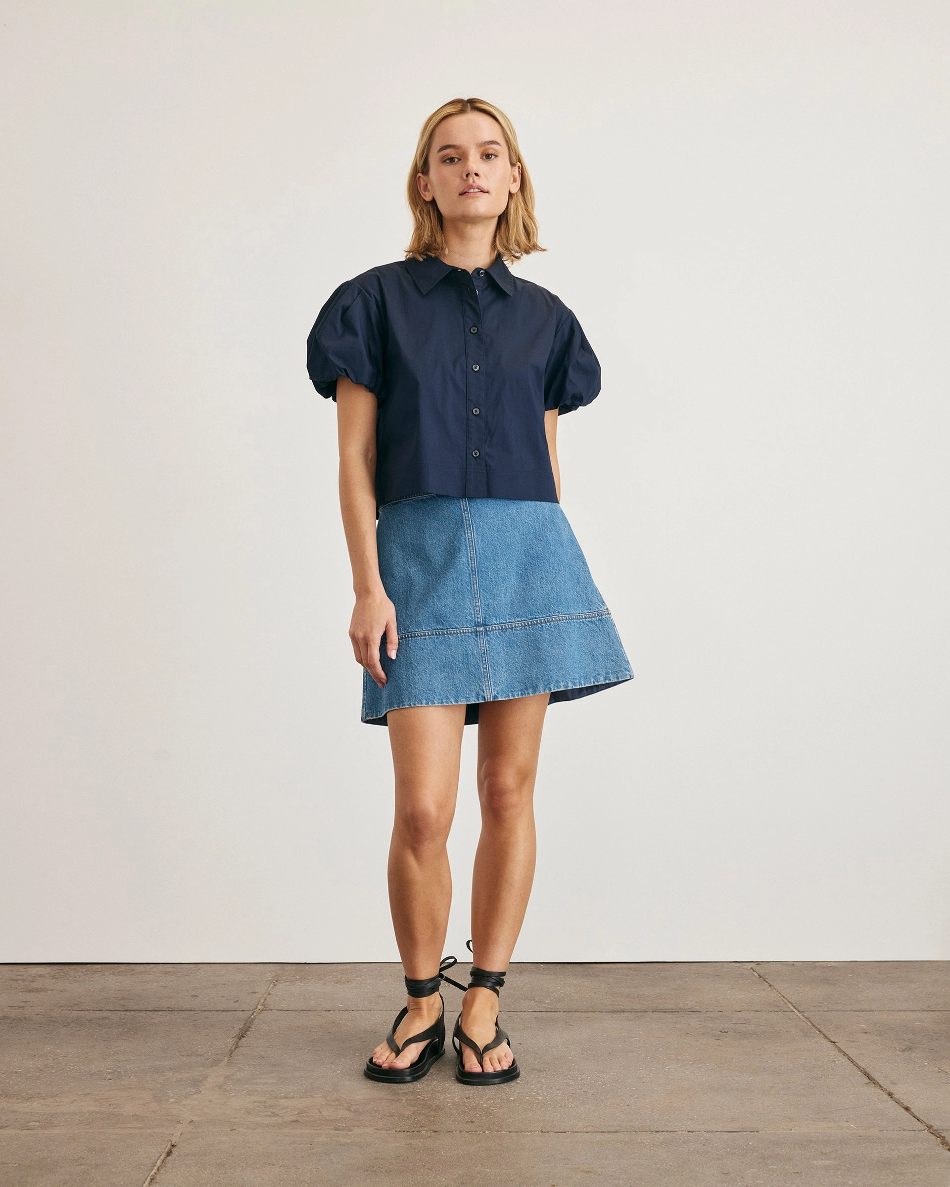 Elza Top Elasticated Trim