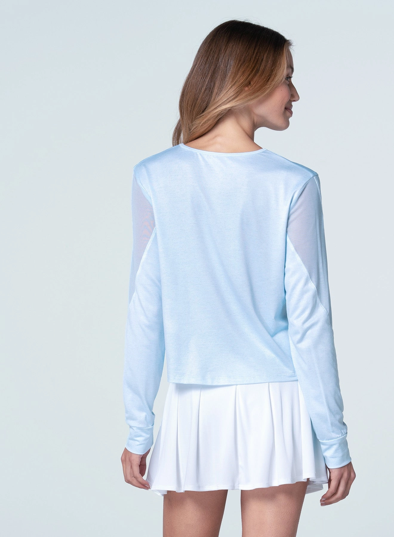 Simple Cut VentilatedMesh Embrace Time Long Sleeve