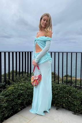 Emily Gown Baby Blue Inner Glow Smart And Comfortable