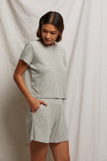 Slim Design Athletic Fit EMILY LOOP TERRY SHORTS