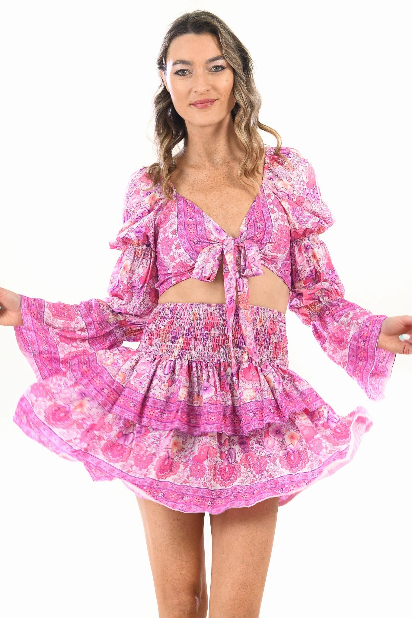 Fit Choice Emily Set Skirt / Bengal Rose