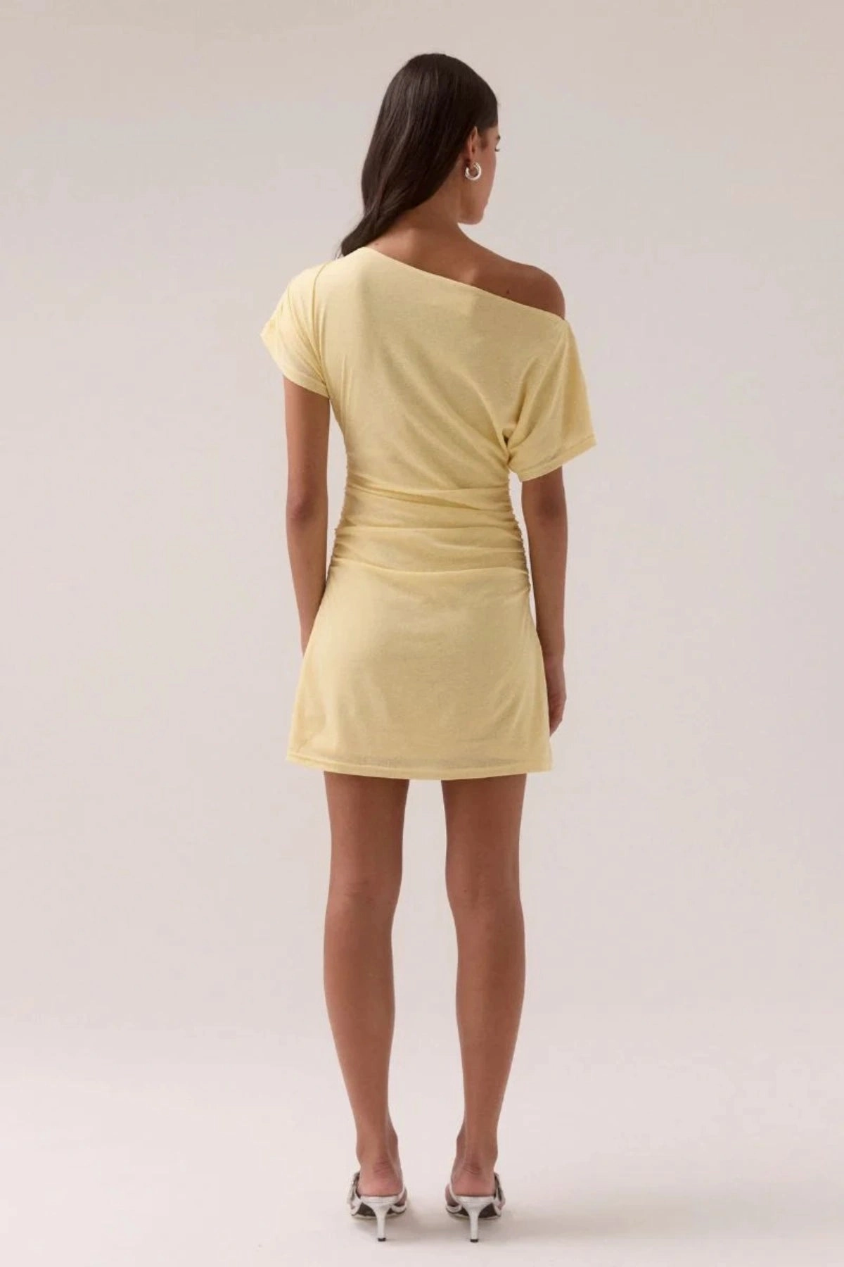 Rua Mini Dress Lemonade Ruffle Detail
