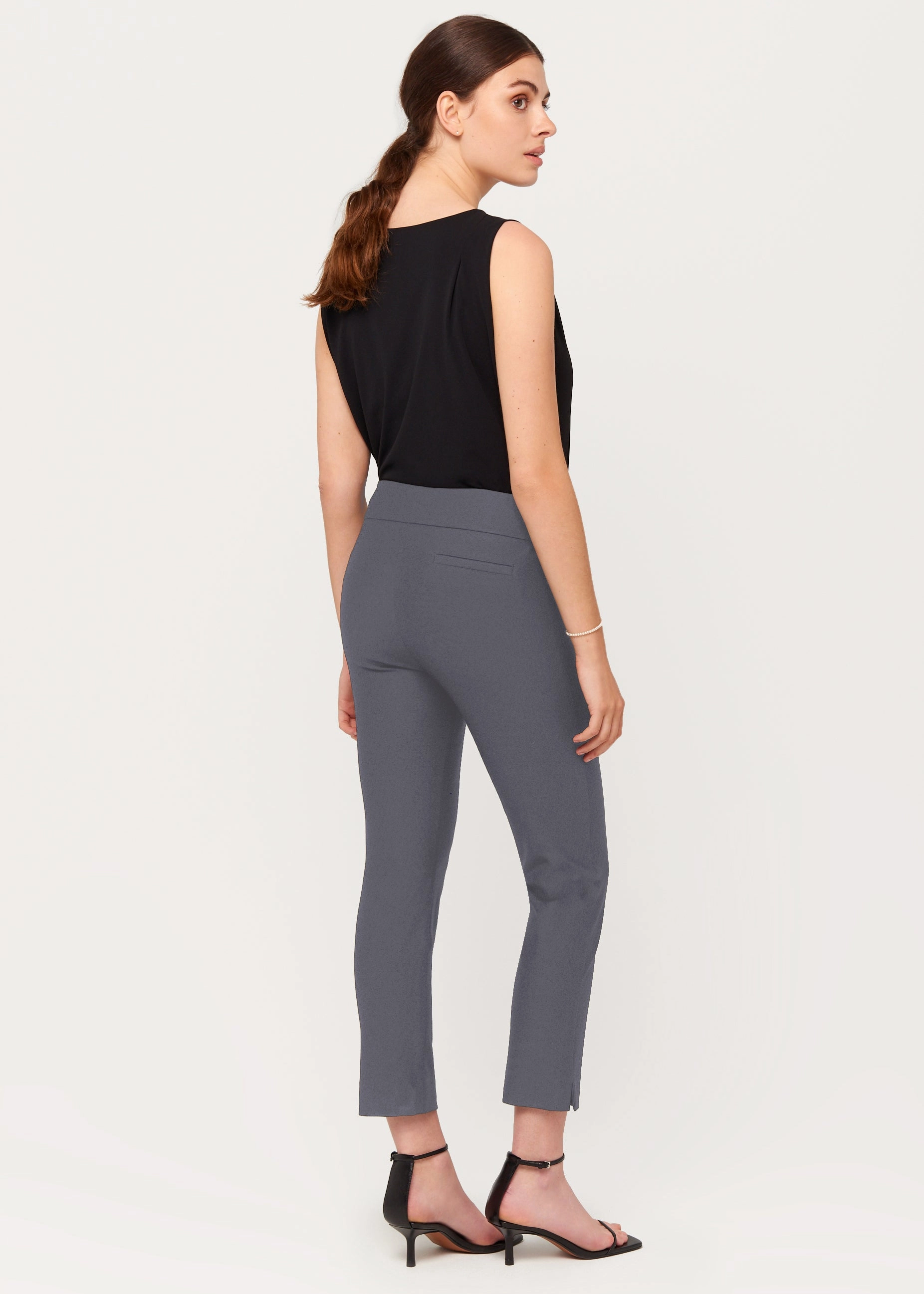 Comfort Flex Minimal Bulk Marlie Ponte Slate Grey Pant