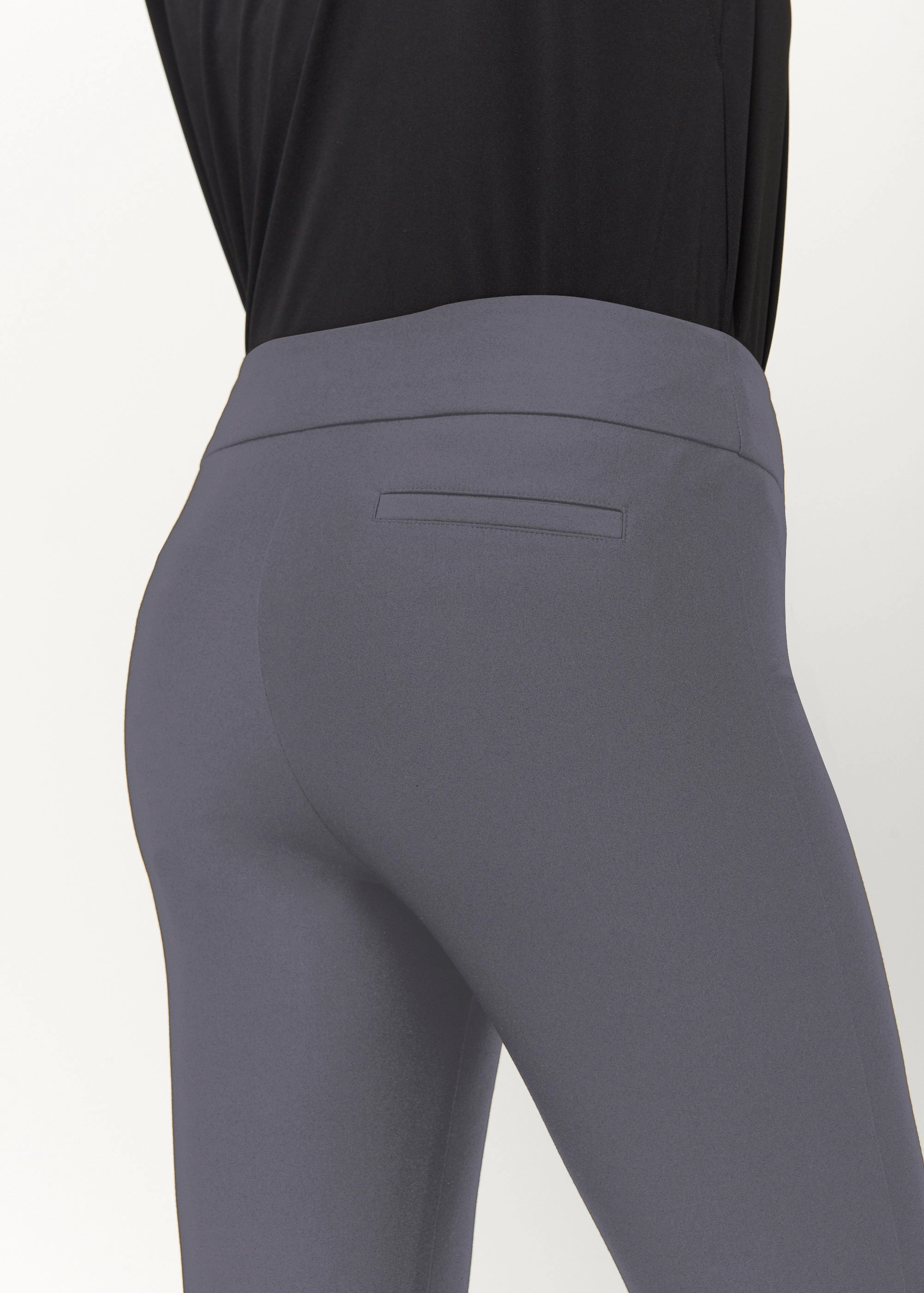 Cotton comfort Stretch Ready Marlie Ponte Slate Grey Pant