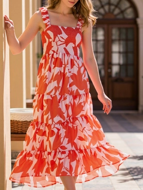 Lace-Up Strapless Halter Dress ??Elegant Backless Summer Midi for Women Cozy Layer All Layer