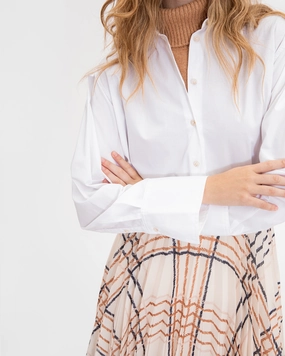 Margaux Shirt Reflective Safety Trim Noise Reduced Zipper