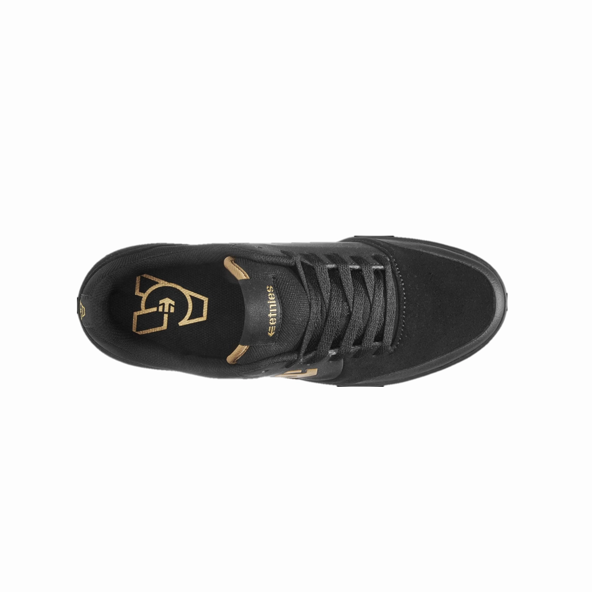 ETNIES 4101000403 970 MARANA MICHELIN X AURELIEN GIRAUD MN'S (Medium) Black/Gold Suede, Synthetic & Textile Skate Shoes Rugged Sole anti static