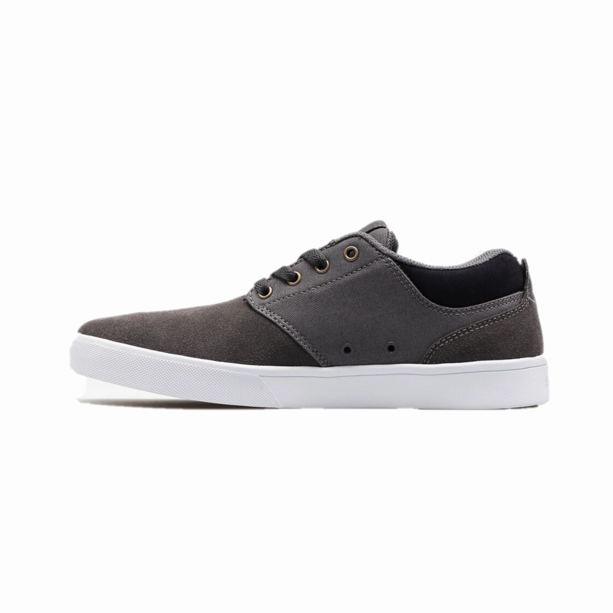 ETNIES 4101000436 020 JAMESON MT MN'S (Medium) Gray Suede & Canvas Skate Shoes Minimalist Design Shock Absorb