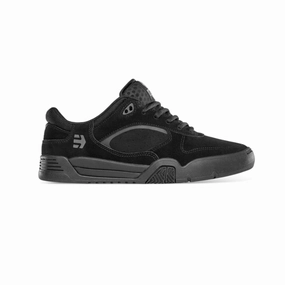 Cushioned Insole Smooth Soles ETNIES 4102000147 003 ESTRELLA MN'S (Medium) Black/Black Suede & Synthetic & Textile Skate Shoes