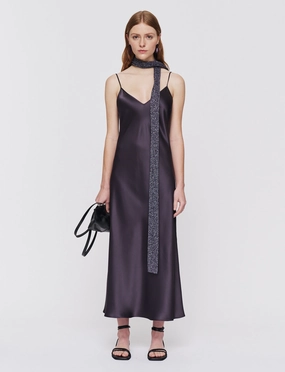 Fluid movement All-Season Comfort Clea Silk Satin Dress