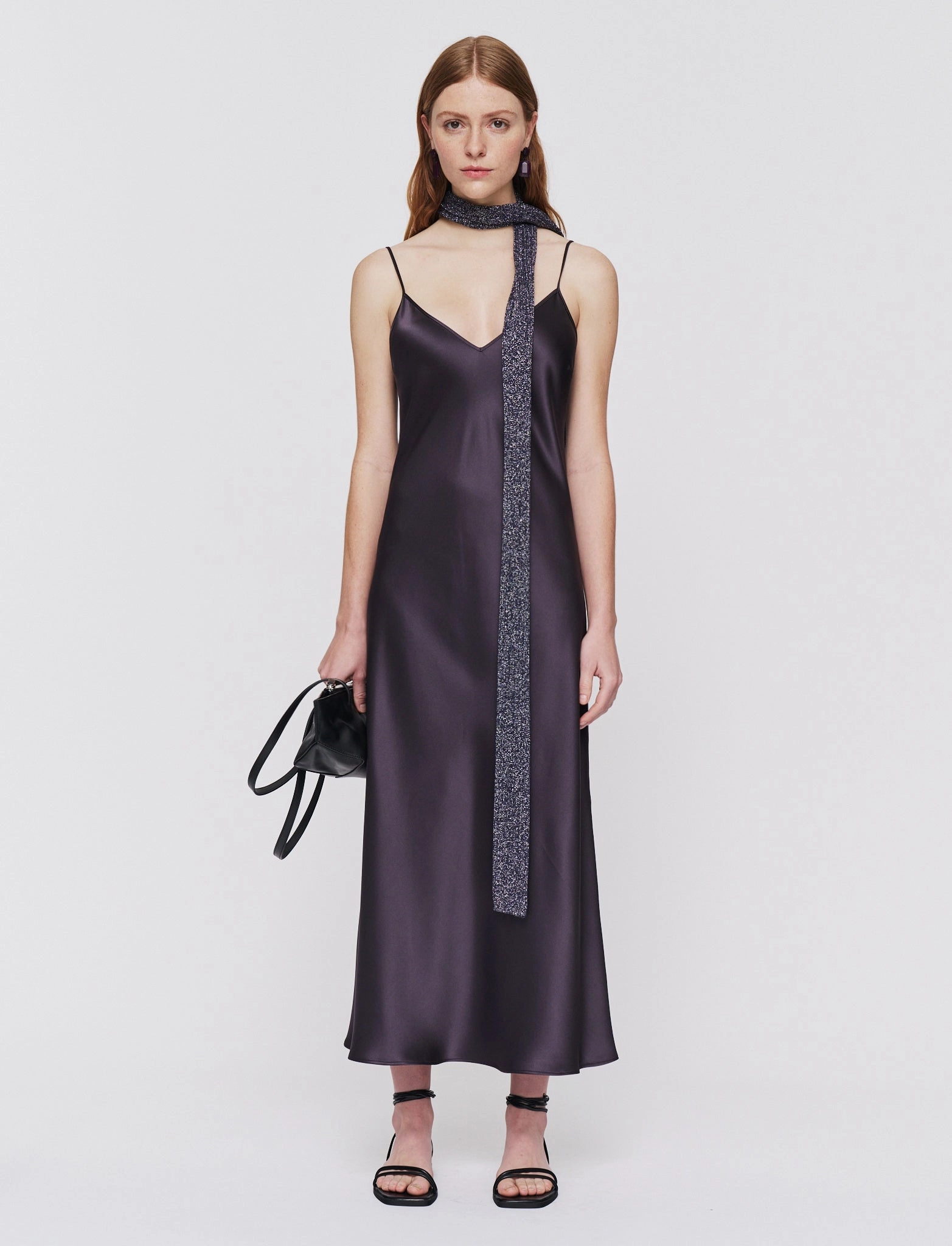Fluid movement All-Season Comfort Clea Silk Satin Dress