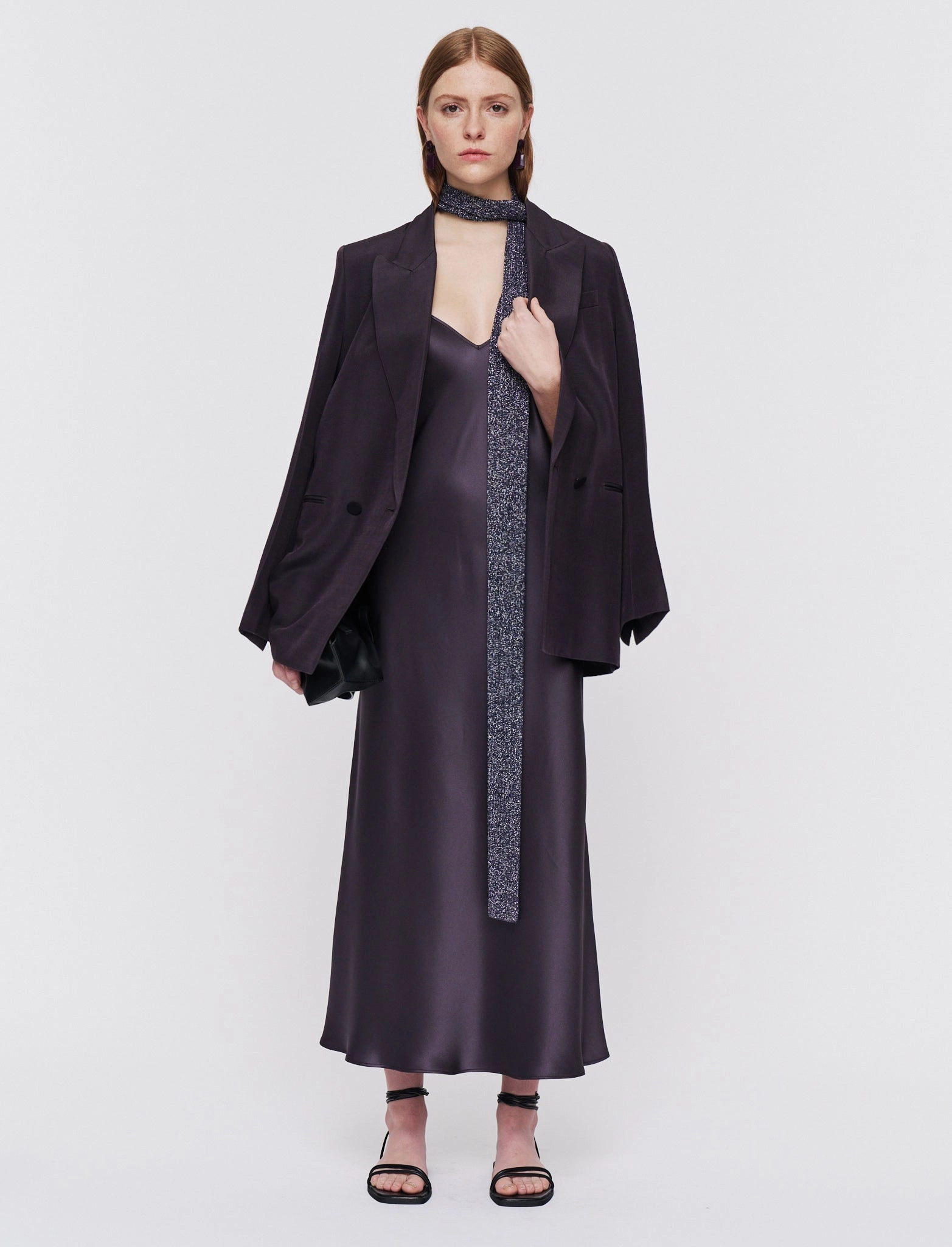 Street Ease Clea Silk Satin Dress