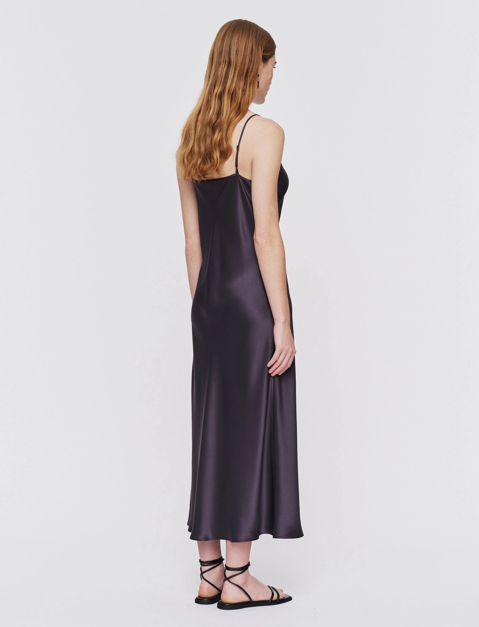 Clea Silk Satin Dress Silky Surface Light Comfort