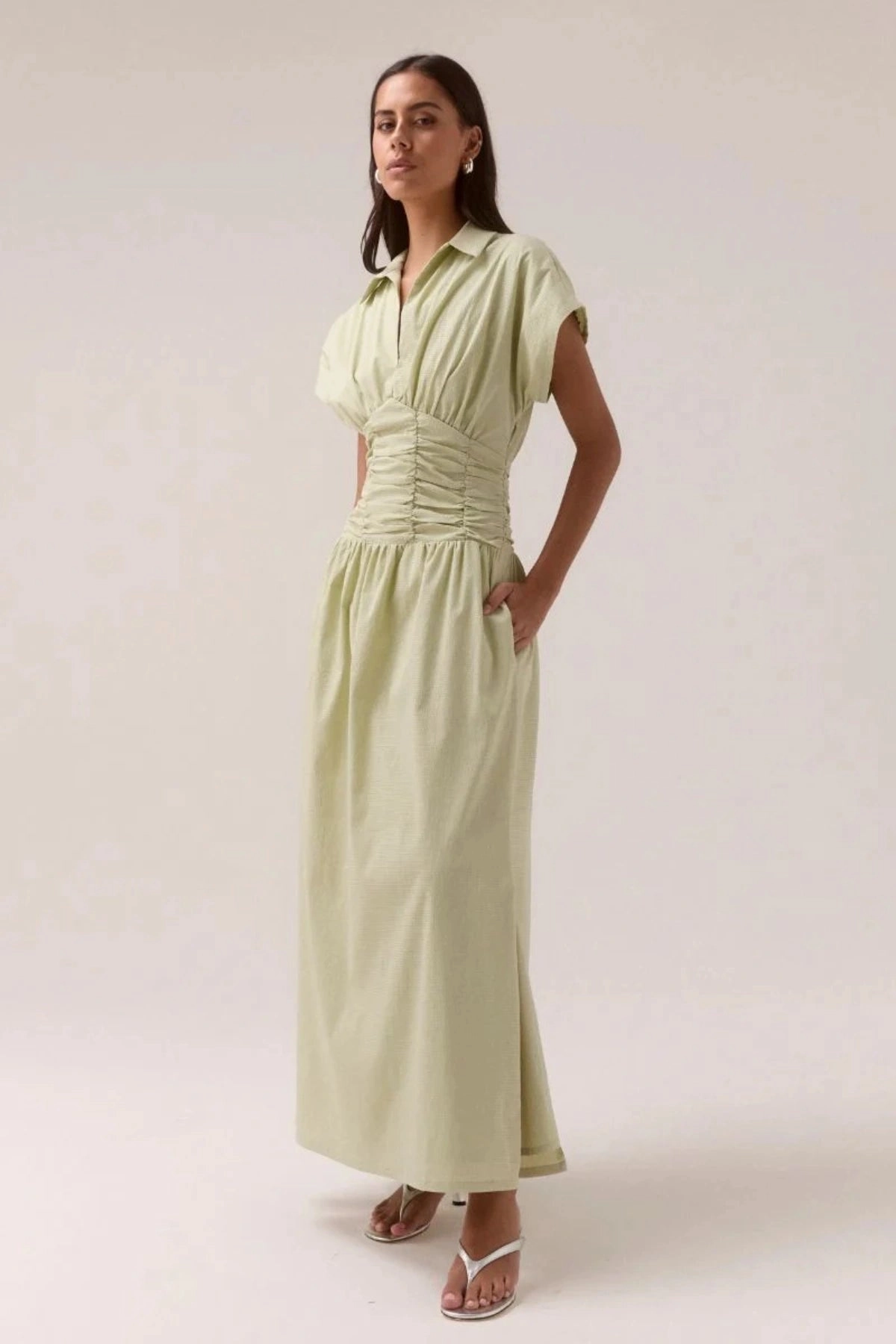 Stellar Dress Aloe Soft Hue