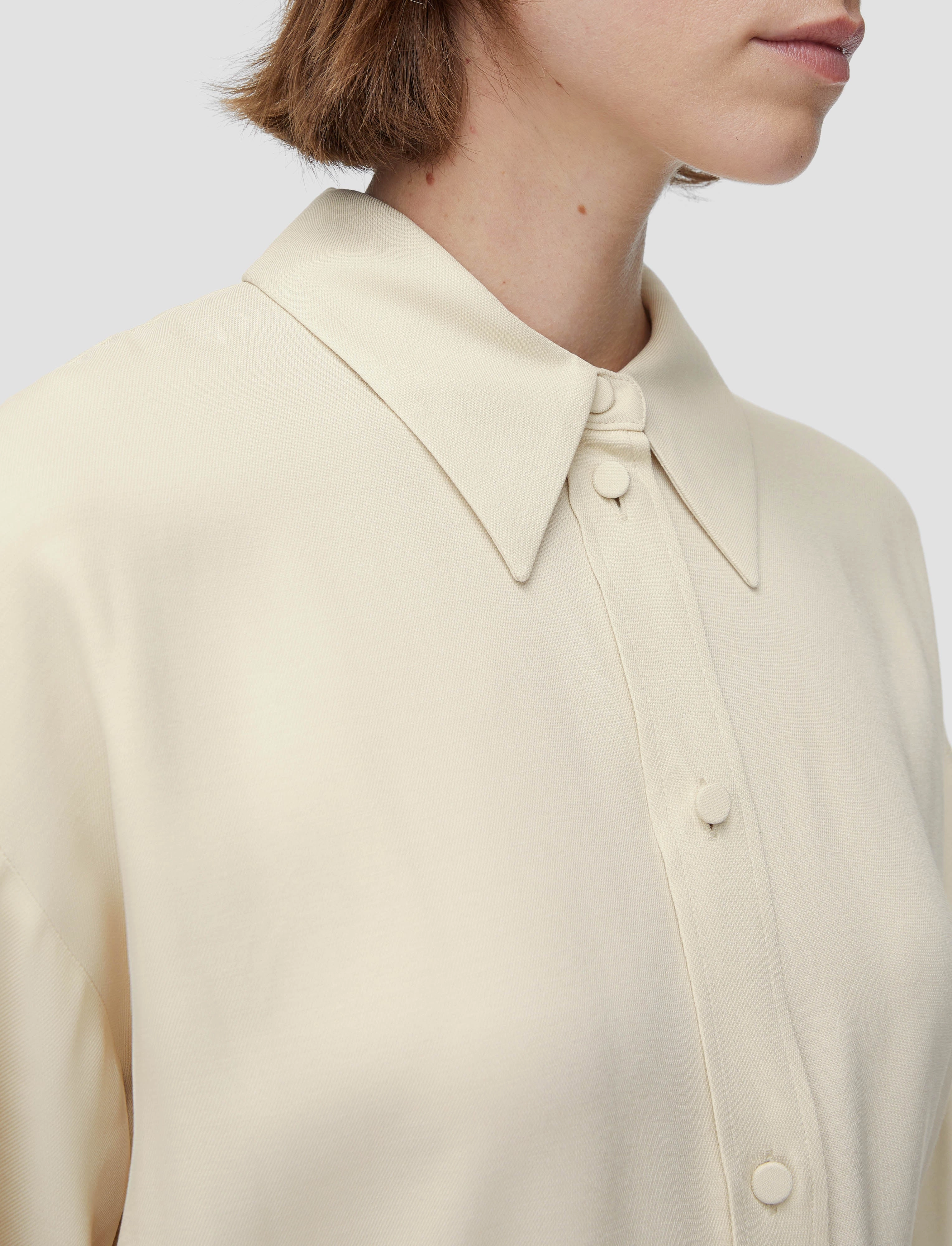 Viscose Twill Floreal Dress Sophisticated cocktail dress Work Fitwear