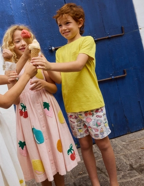 Everyday Short Sleeve T-Shirt-Pineapple Yellow NonIrritatingSeams