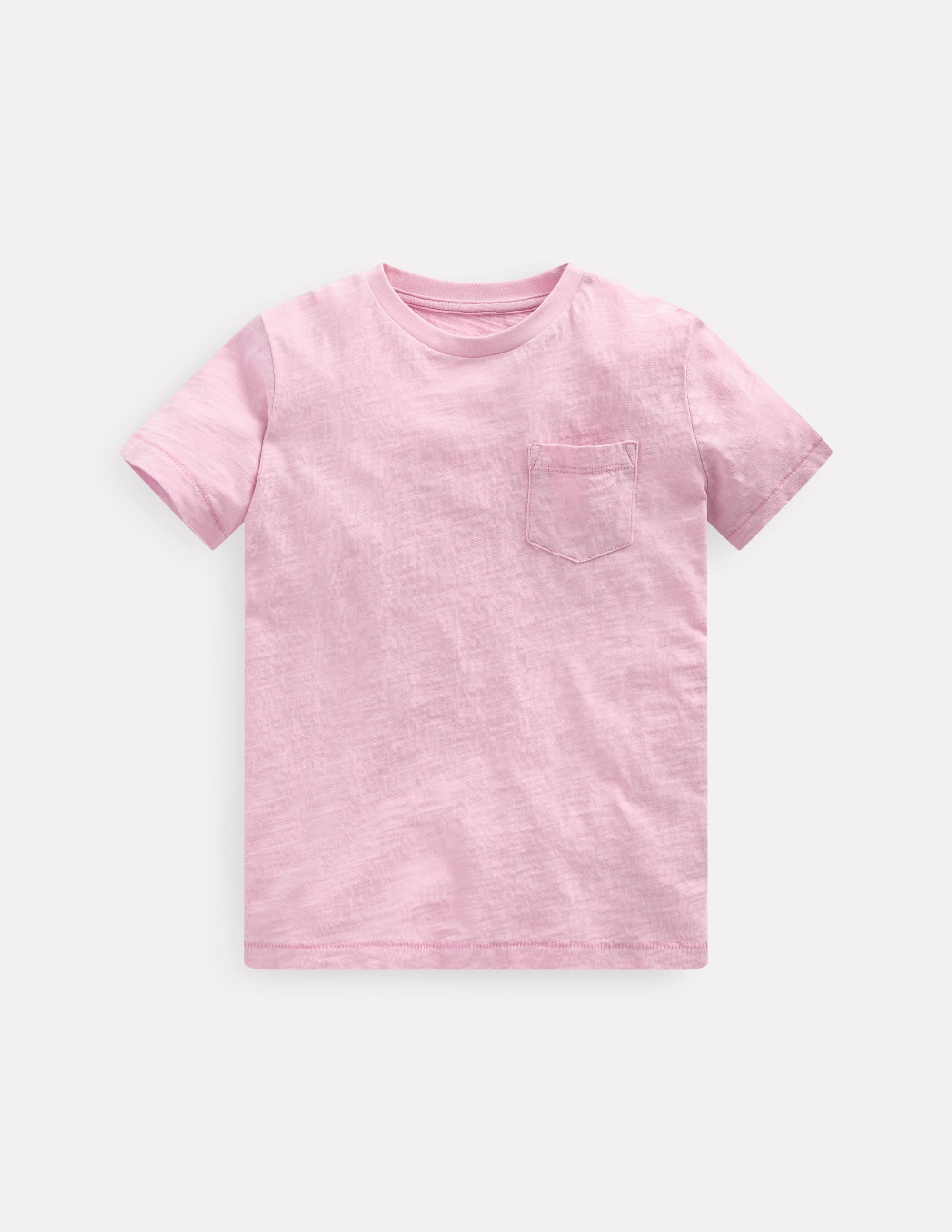 Everyday Short Sleeve T-Shirt-Sugared Lilac Soft Blended Fabric Easy Style