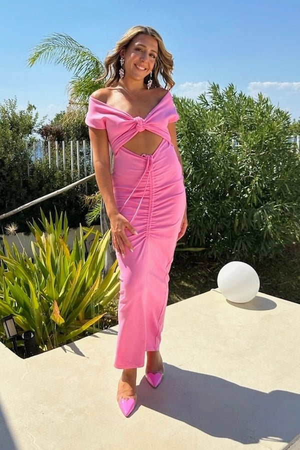 Exclusive Ramos Dress Pink Eco-Lining