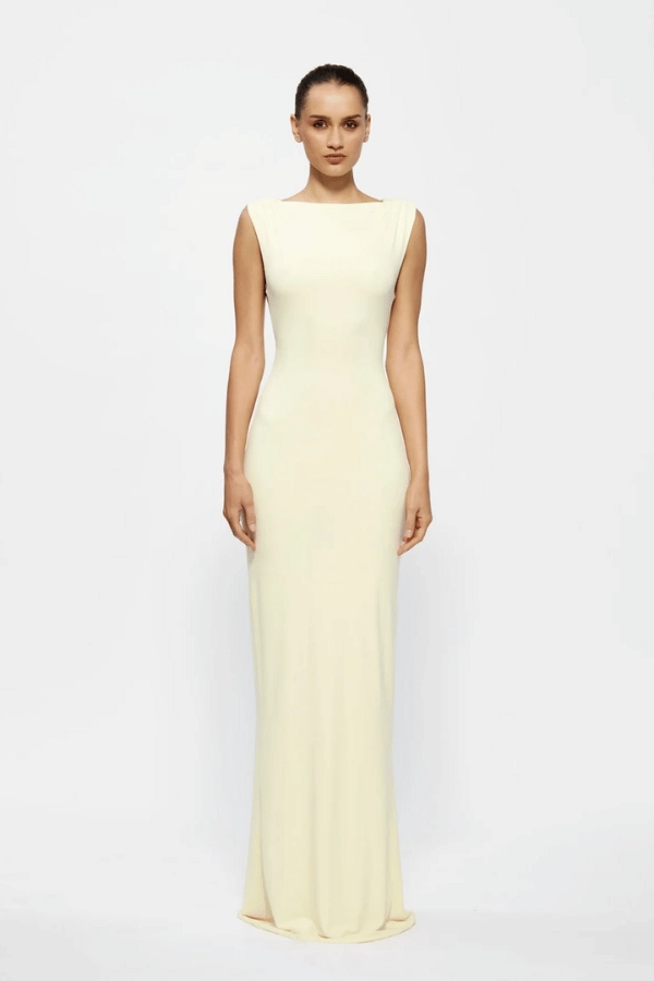 Classic Movement Soft Mesh Faith Dress Lemon