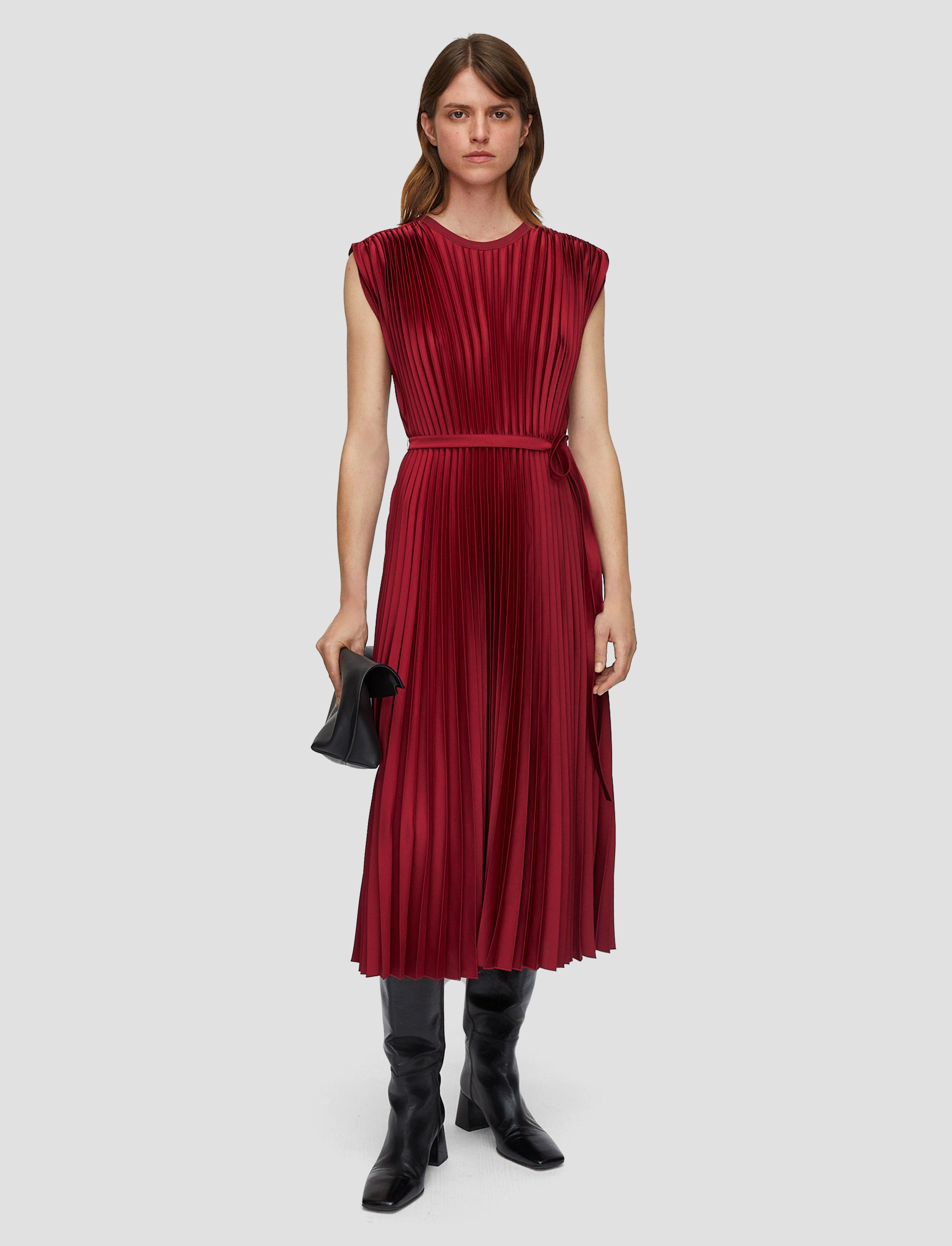 Volta Knit Weave Pliss Dress Flattering Silhouette Wear Vacation Vibe