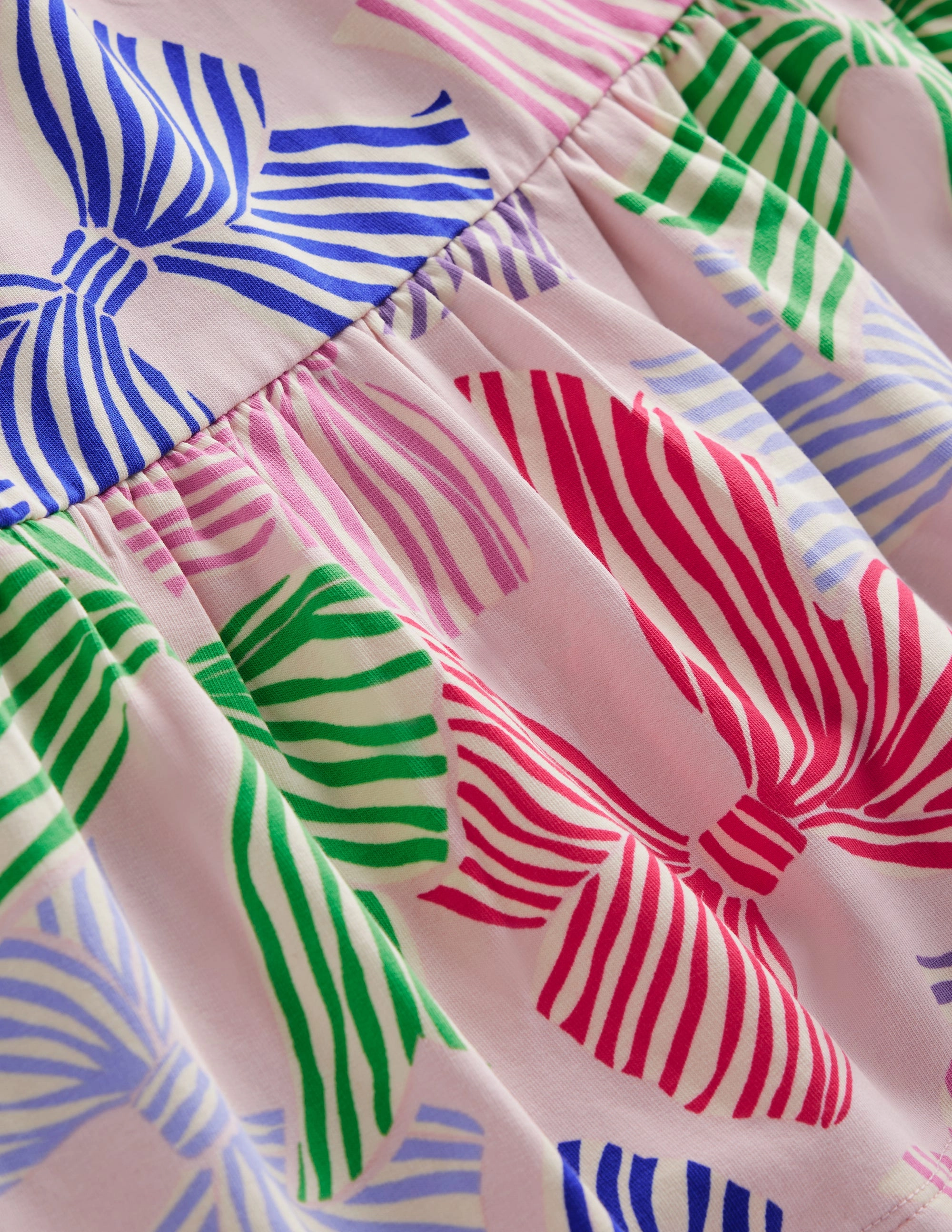 flattering appearance Inner Smile Dixie Tiered Sweatshirt Dress-French Pink Bows