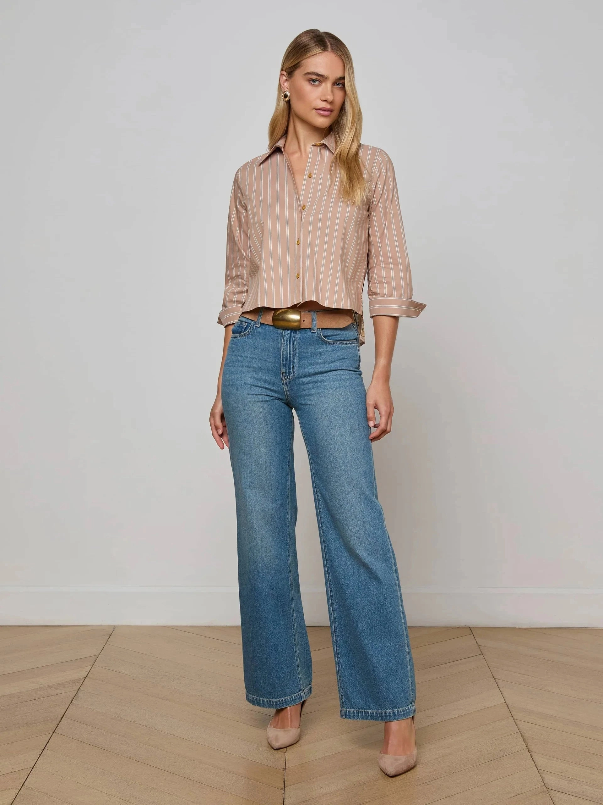 BondedShoulderTaping HighElasticity Thread Fawn Scarf 3/4 Sleeve Western Cards