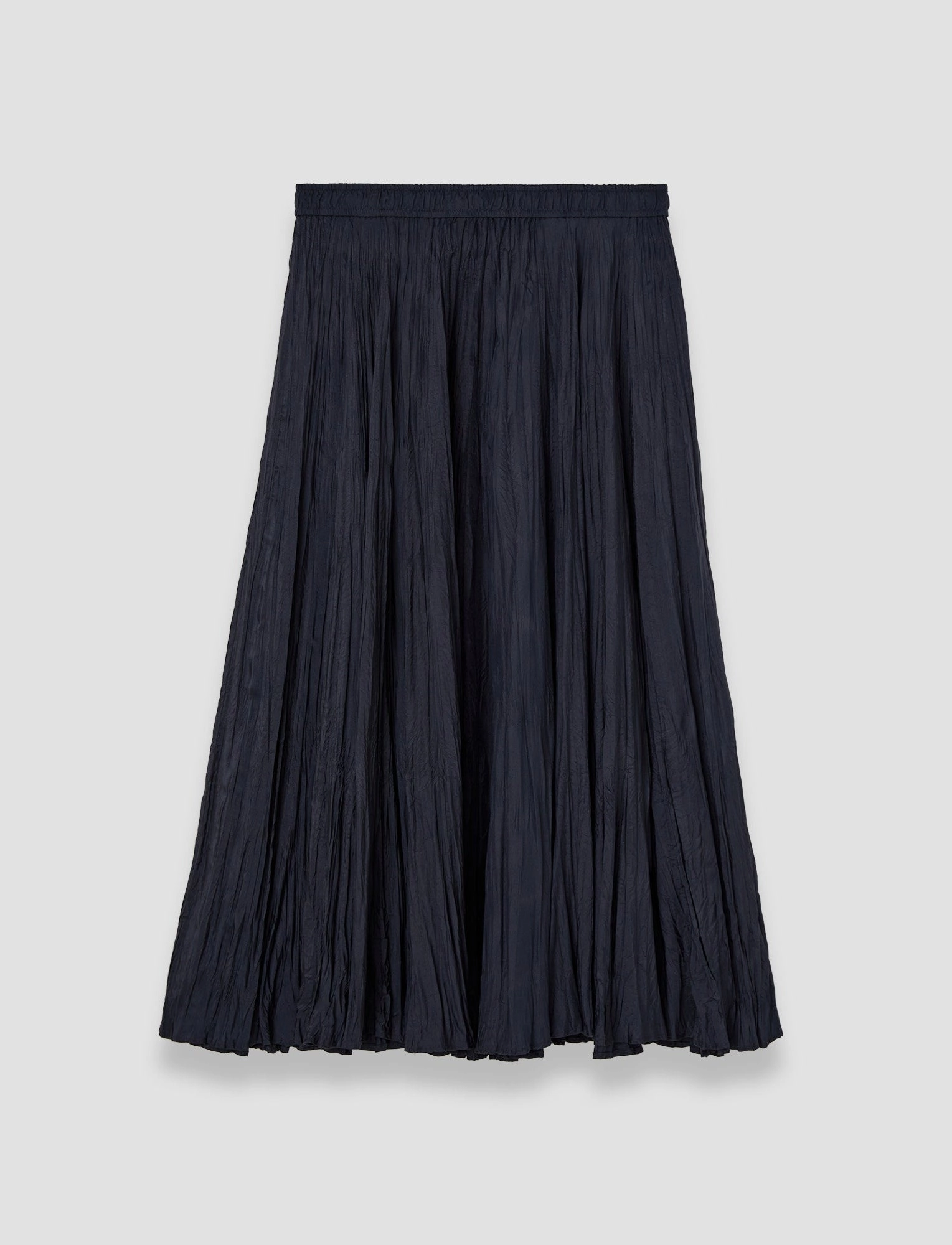 Sully Habotai Silk Skirt Tiered hem Suede Feel