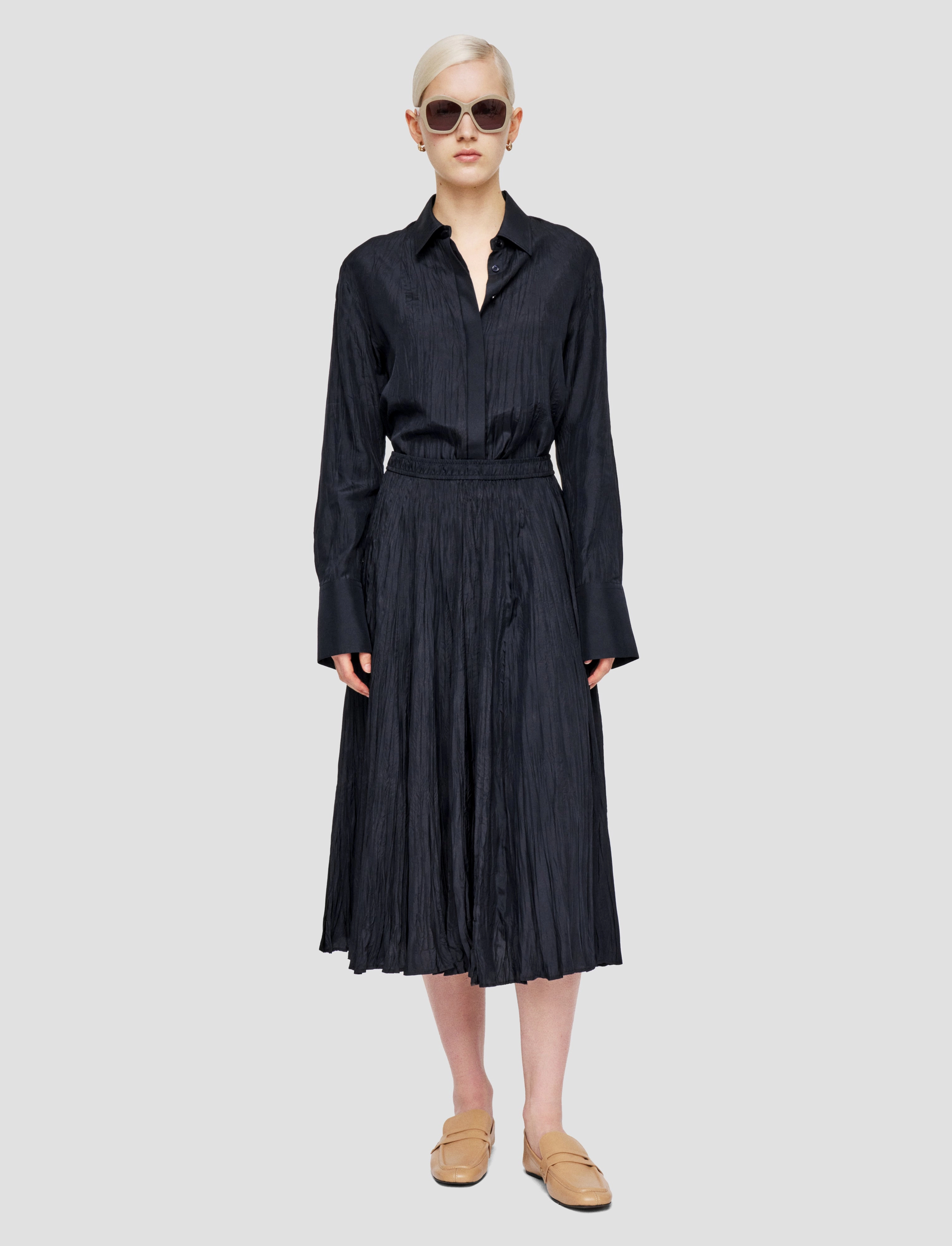 Sully Habotai Silk Skirt Light Wear Reimagined Classic