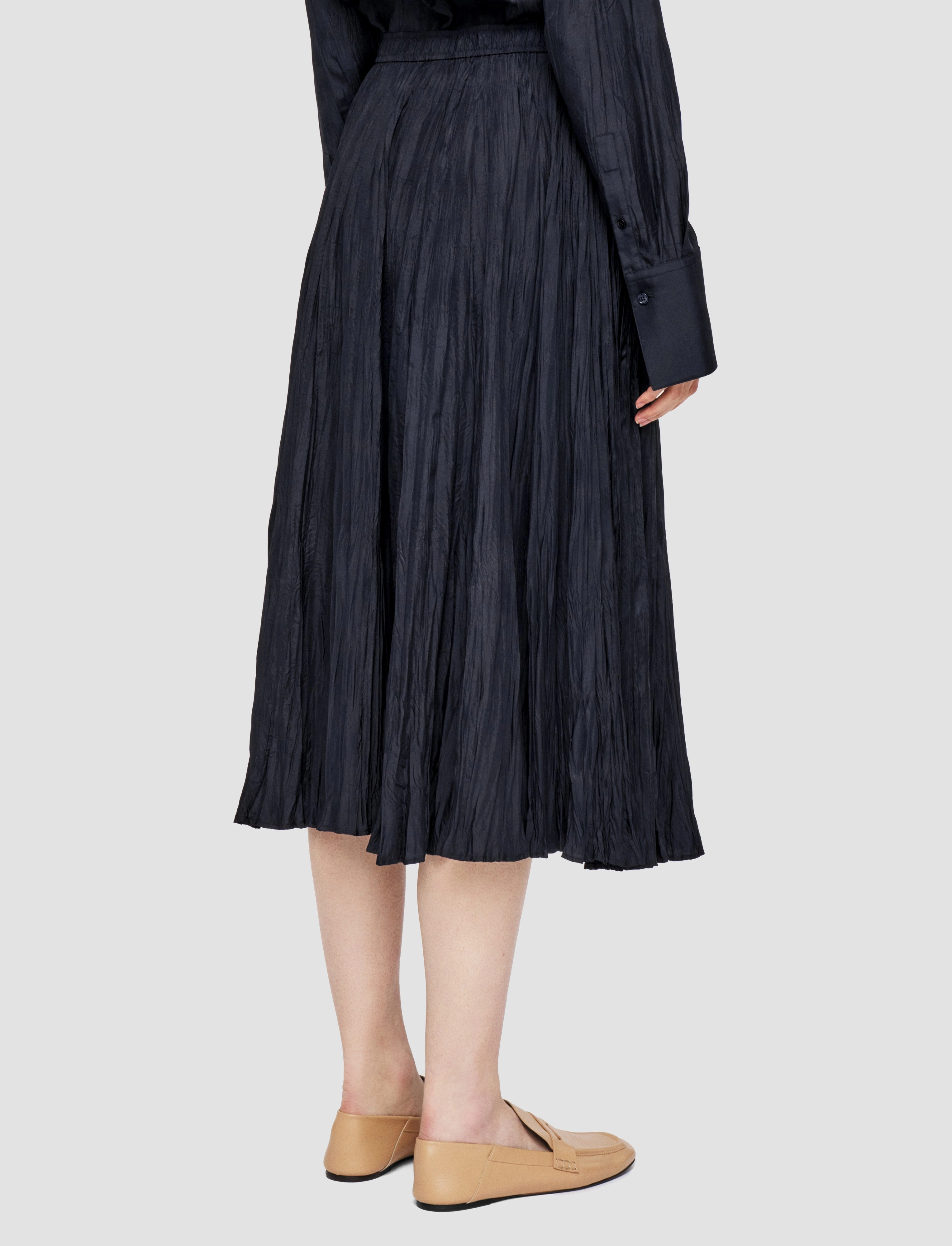 Sully Habotai Silk Skirt Sustainable