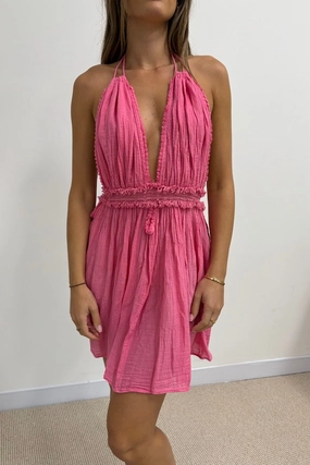 Classic Flow Lefkothea Mini Dress Pink