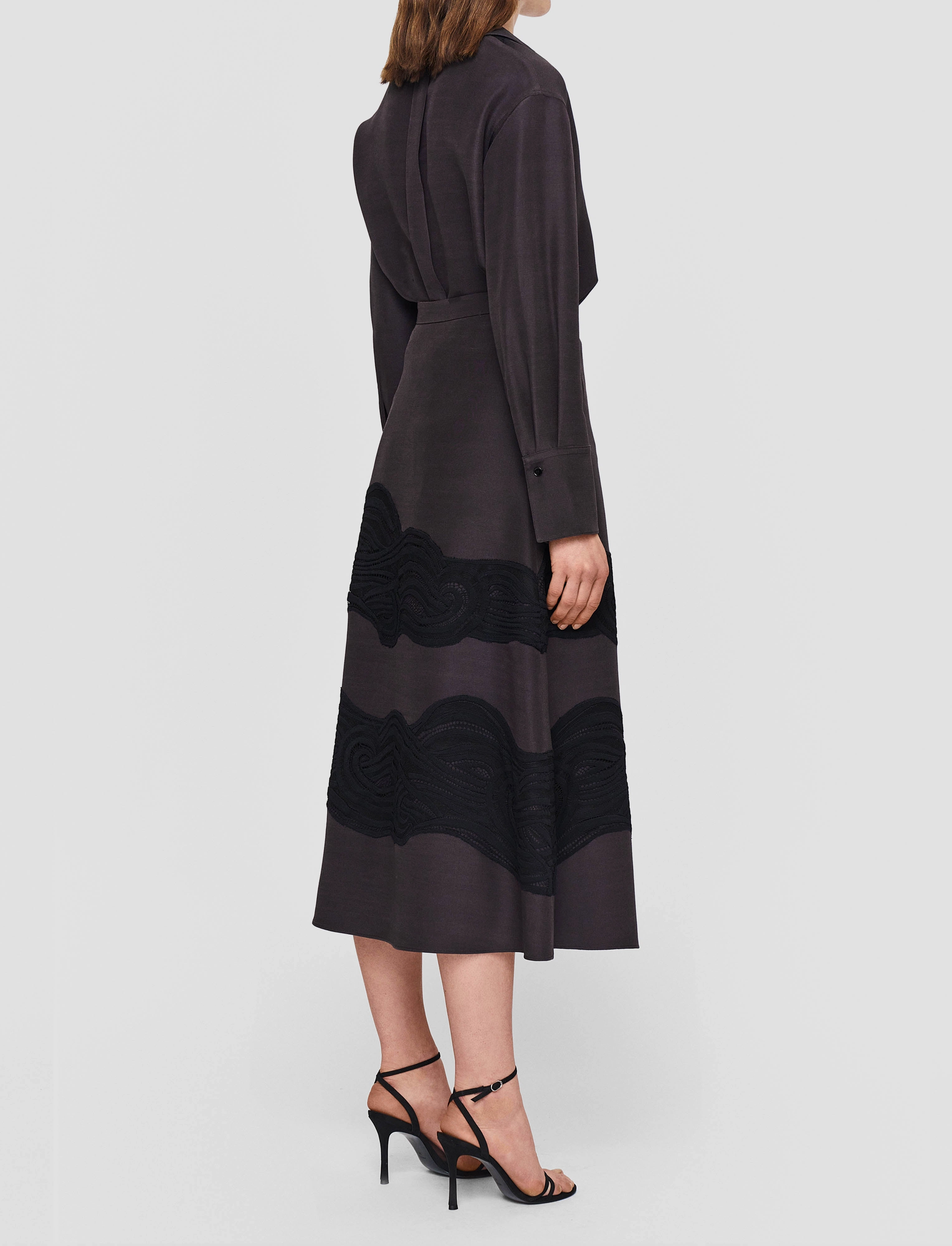 Madone Evening Silk Blend Lace Skirt Active Wear Daily Fashion