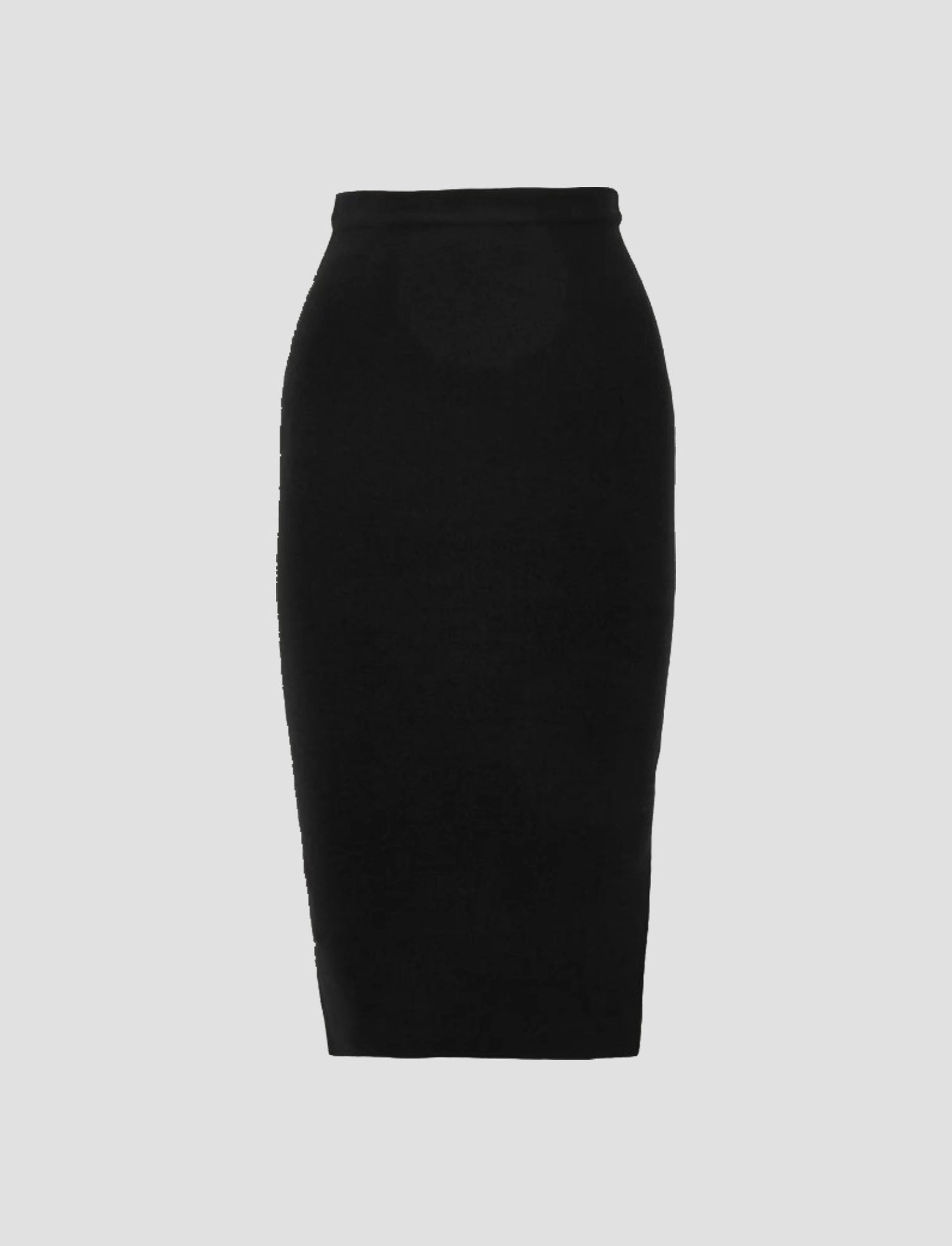 Casual Feel Silk Stretch Pencil Skirt
