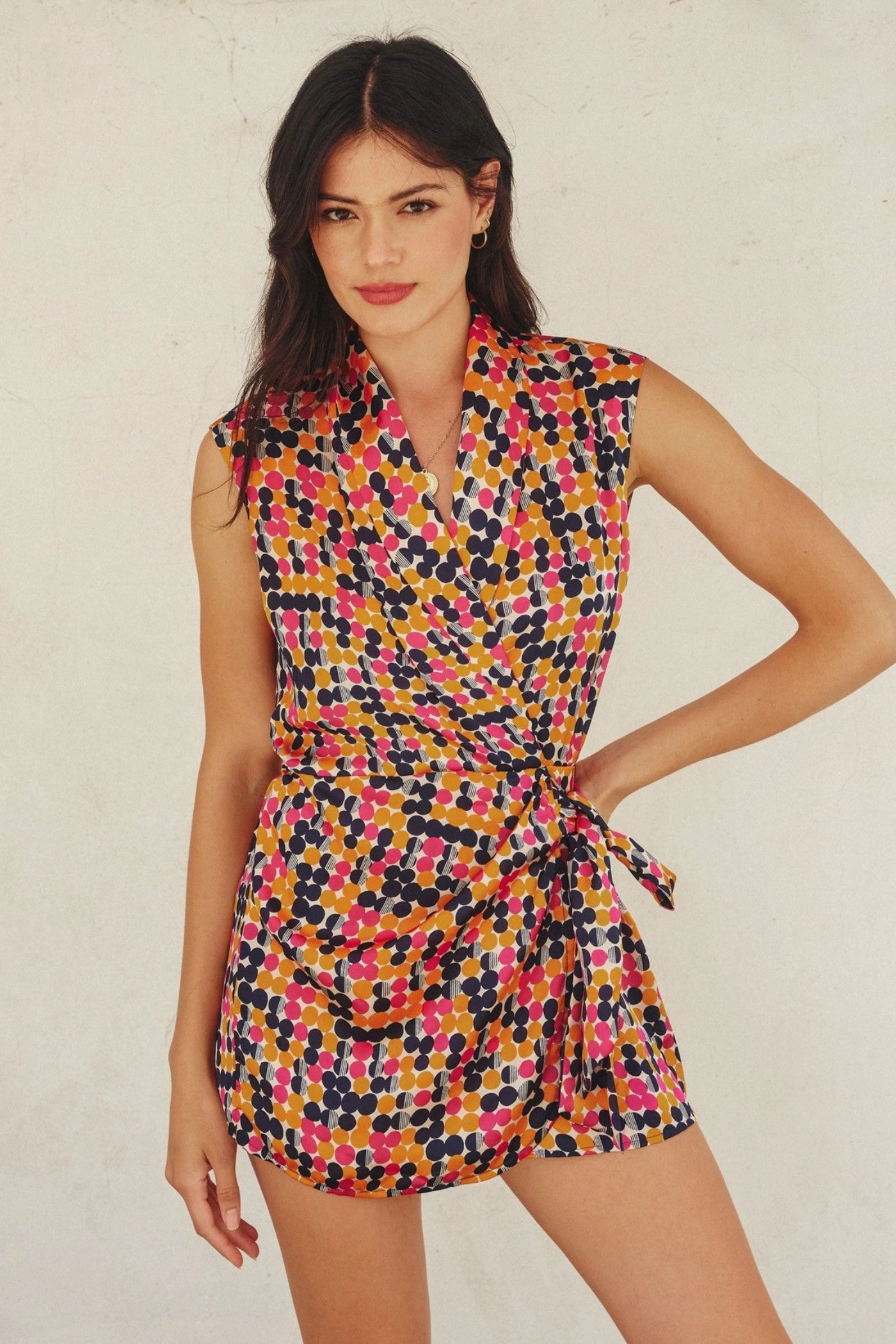 VALERIE SHAWL LAPEL ROMPER Soft Family