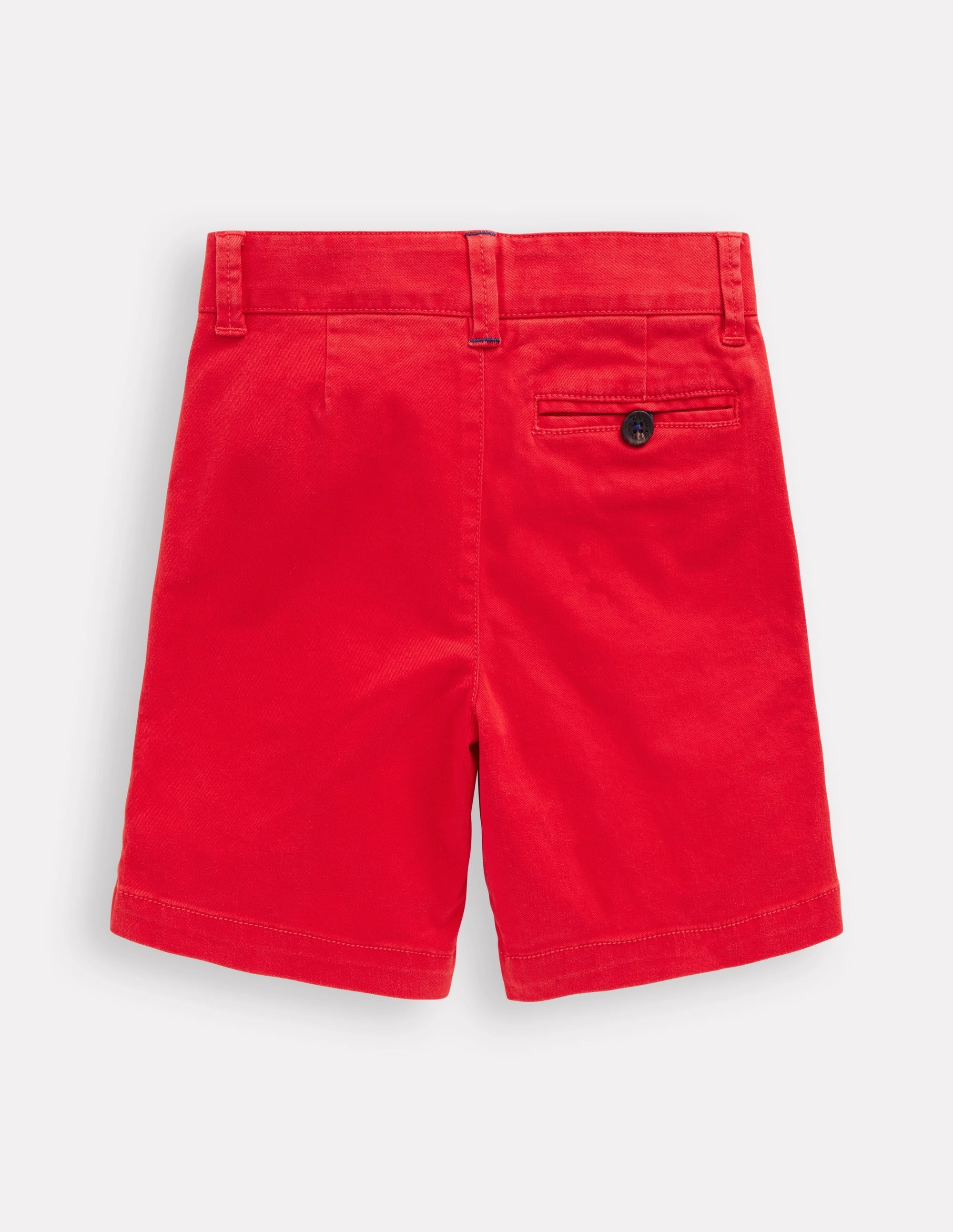 No Chafe Contemporary Cut Classic Chino Shorts-Strawberry Tart Red
