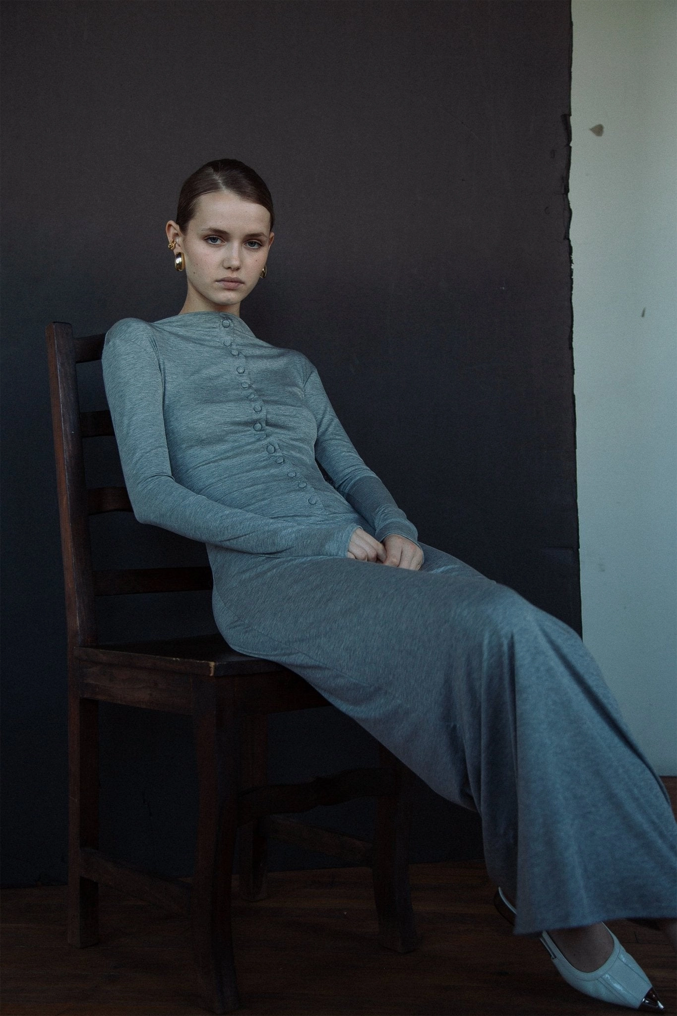 LETICIA DRESS Beaded-Edge