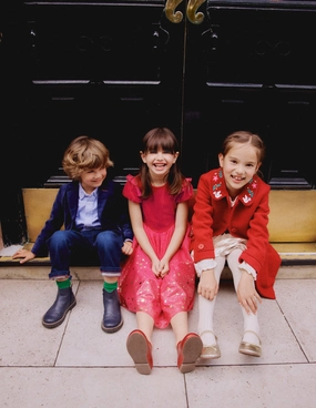 Vibrant Wear Esther Metallic Party Dress-Rose Pink