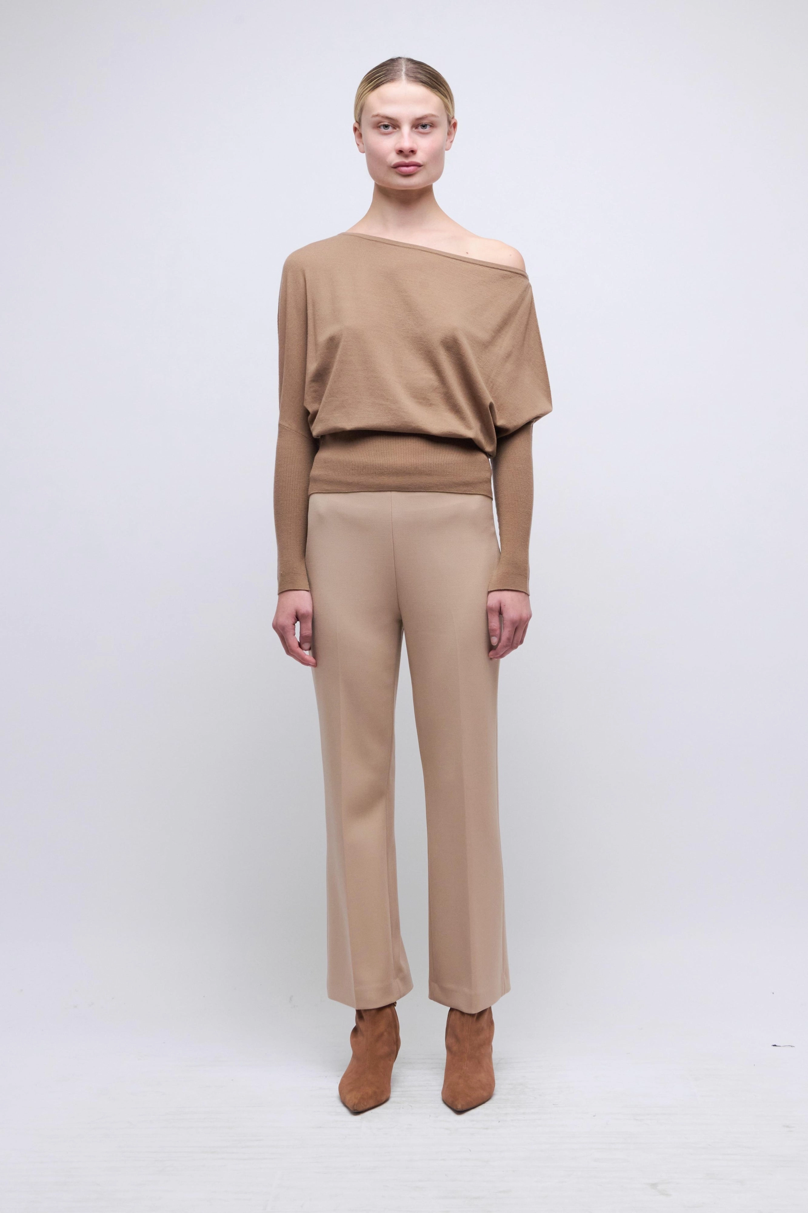 Modern Appeal OdorResistant Mackenzie Straight Leg Pant Light Camel