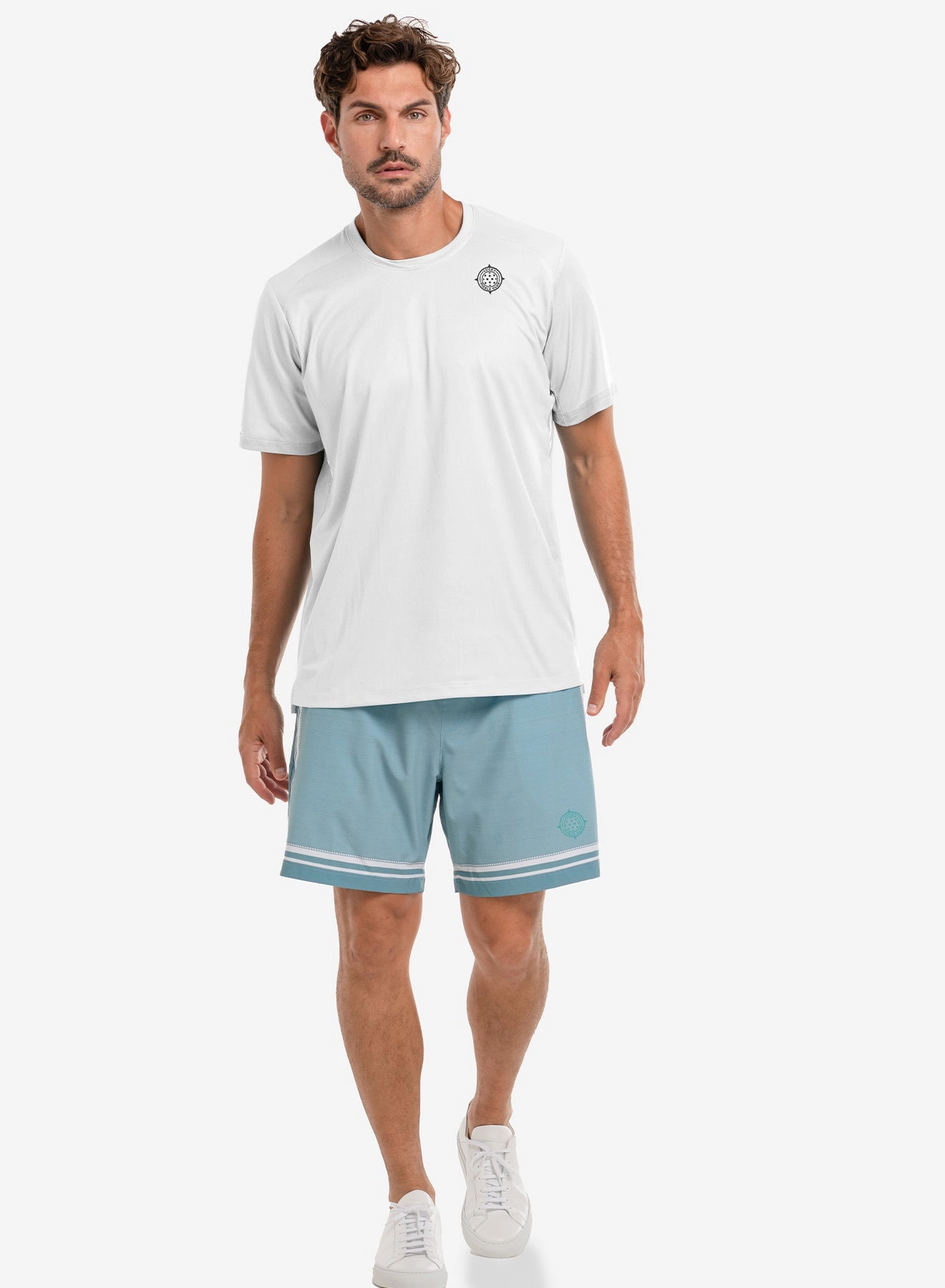Picklball Short Sleeve Crew Smooth Zipper Integration