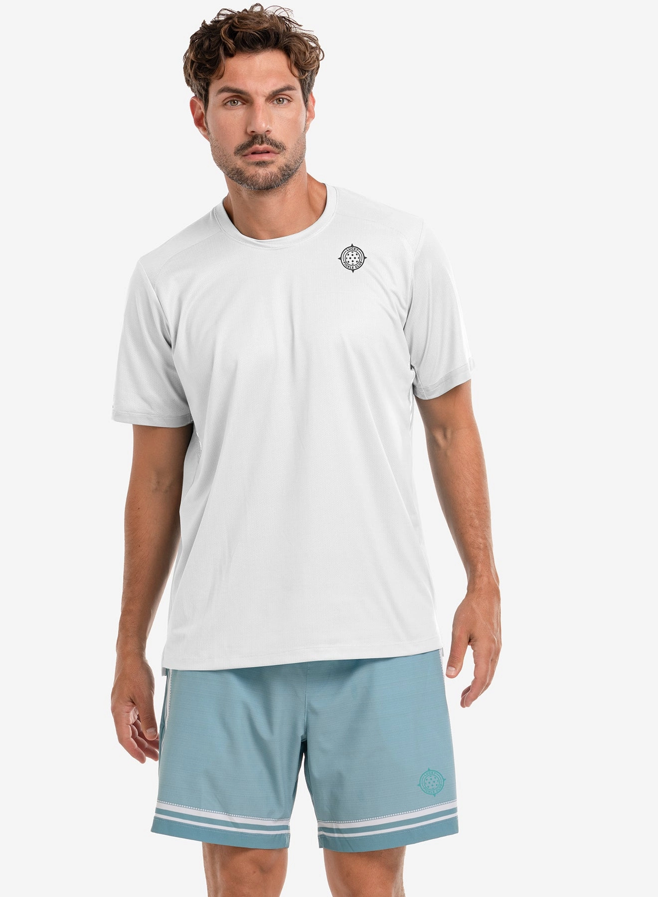 Durable Binding WrinkleFree Finish Picklball Short Sleeve Crew