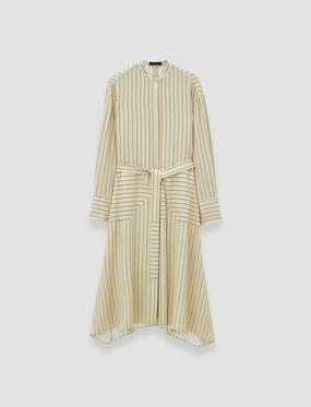 Sophisticated Fit Poised Vibe Orlana Geometric Print Silk Dress