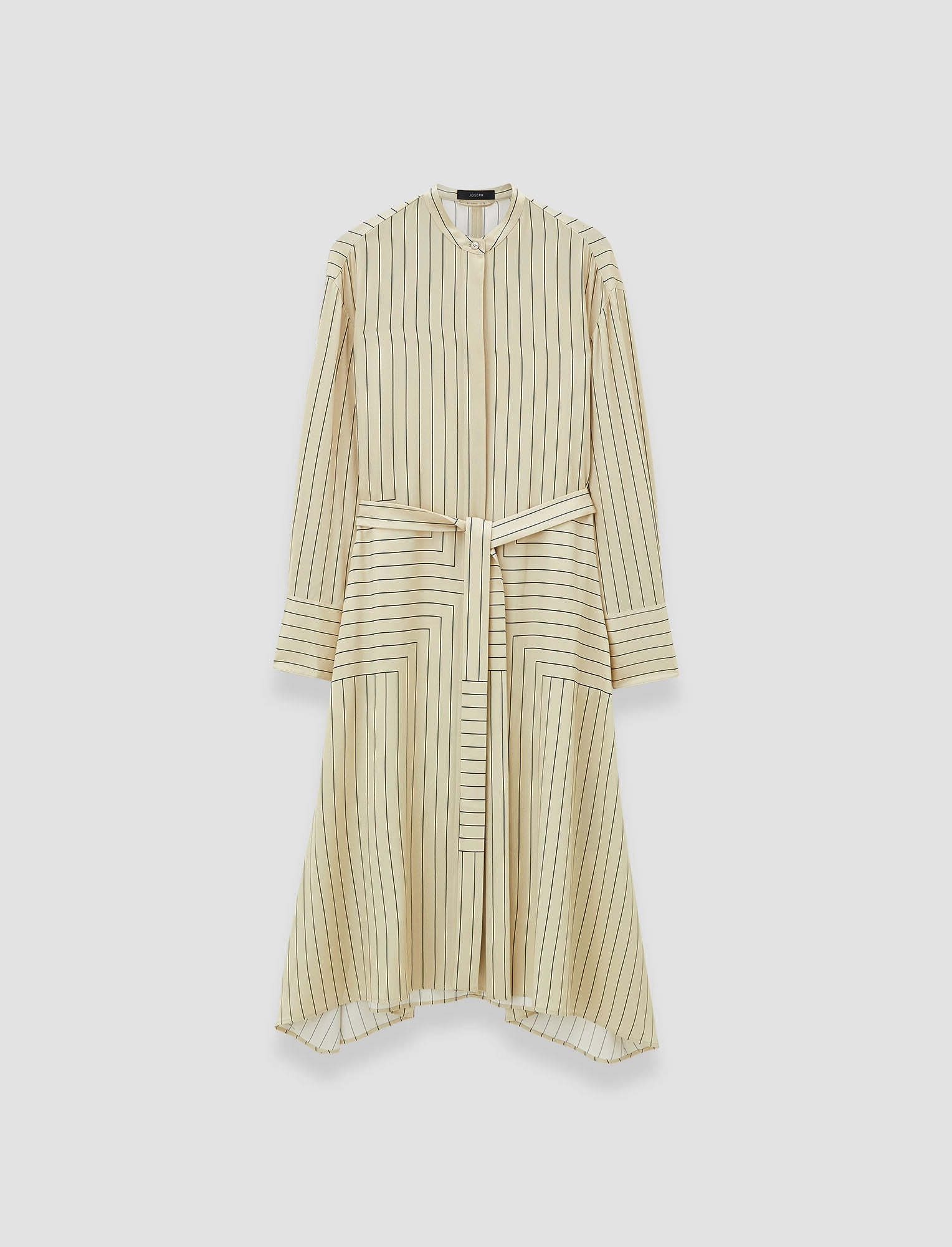 Sophisticated Fit Poised Vibe Orlana Geometric Print Silk Dress