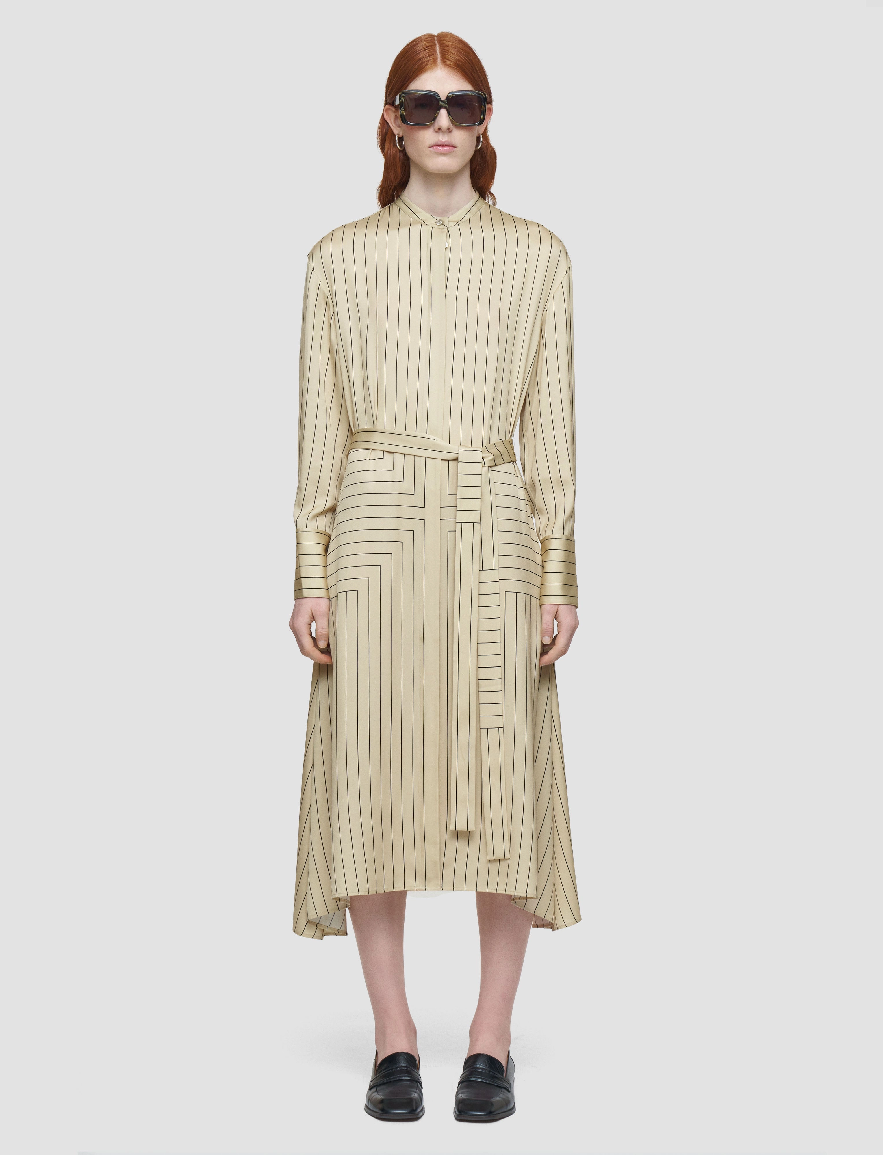 single wear Orlana Geometric Print Silk Dress