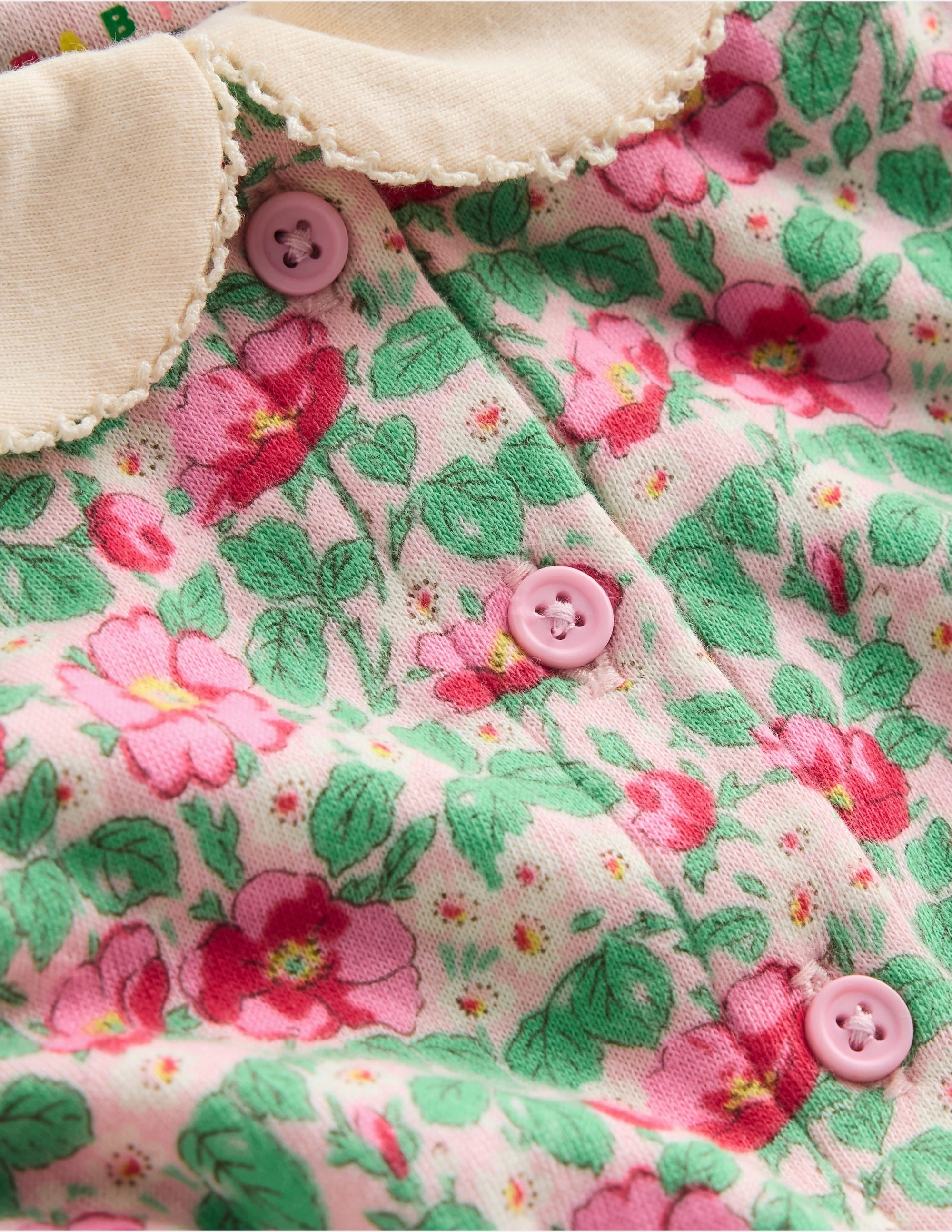 Modern Cut Classic Grace Jersey Doublecloth Dress-Pink Wild Rose Floral