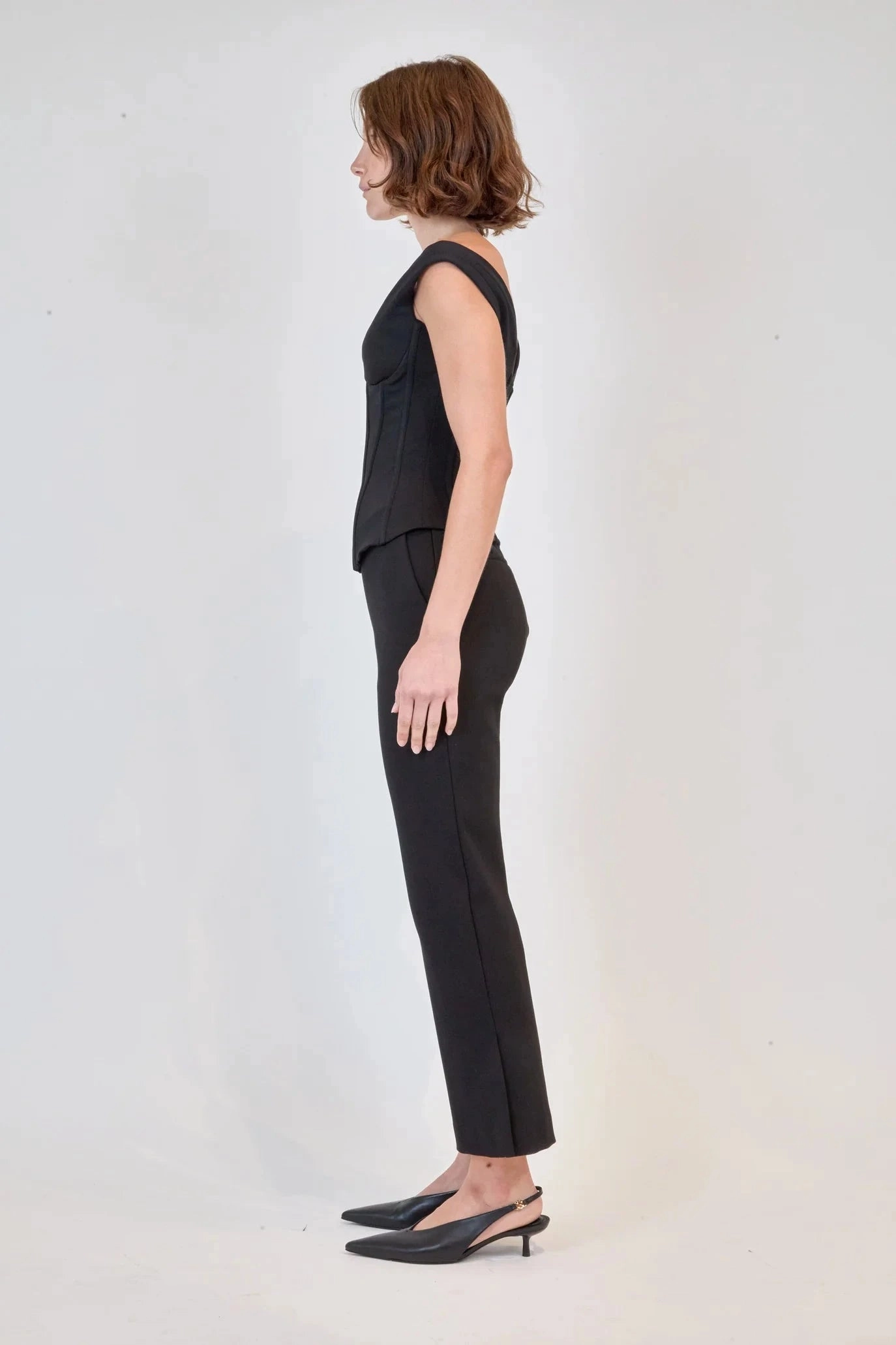 Evie Cropped Pant Black Comfort Wear