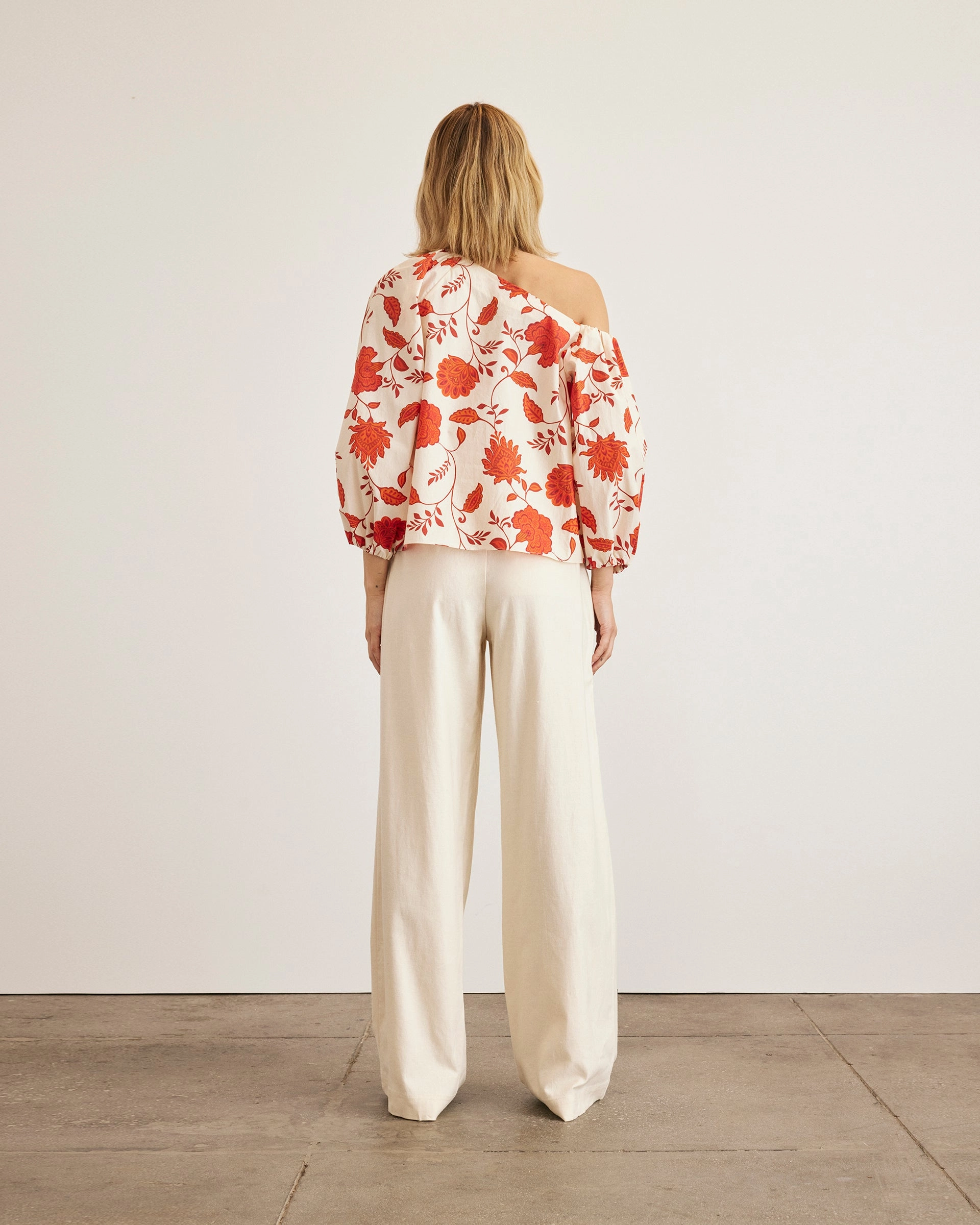 Tabitha Top Heather Effect Finish Soft Wool