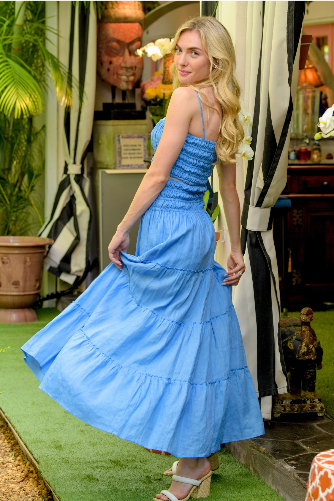 Sporty Edge Rio Set Skirt / Light Blue